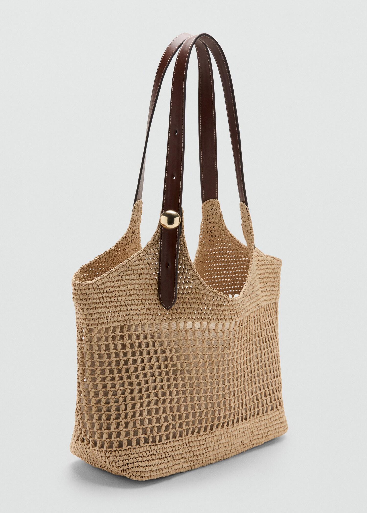 Bolso tote fibra natural - Plano medio