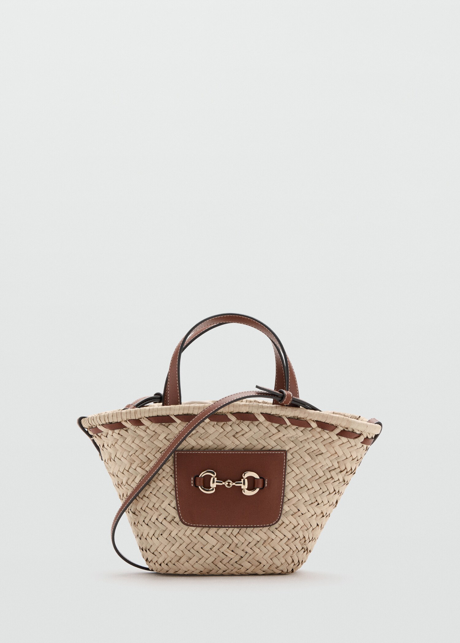 Маленькая корзина из натурального волокна - Изделие без модели