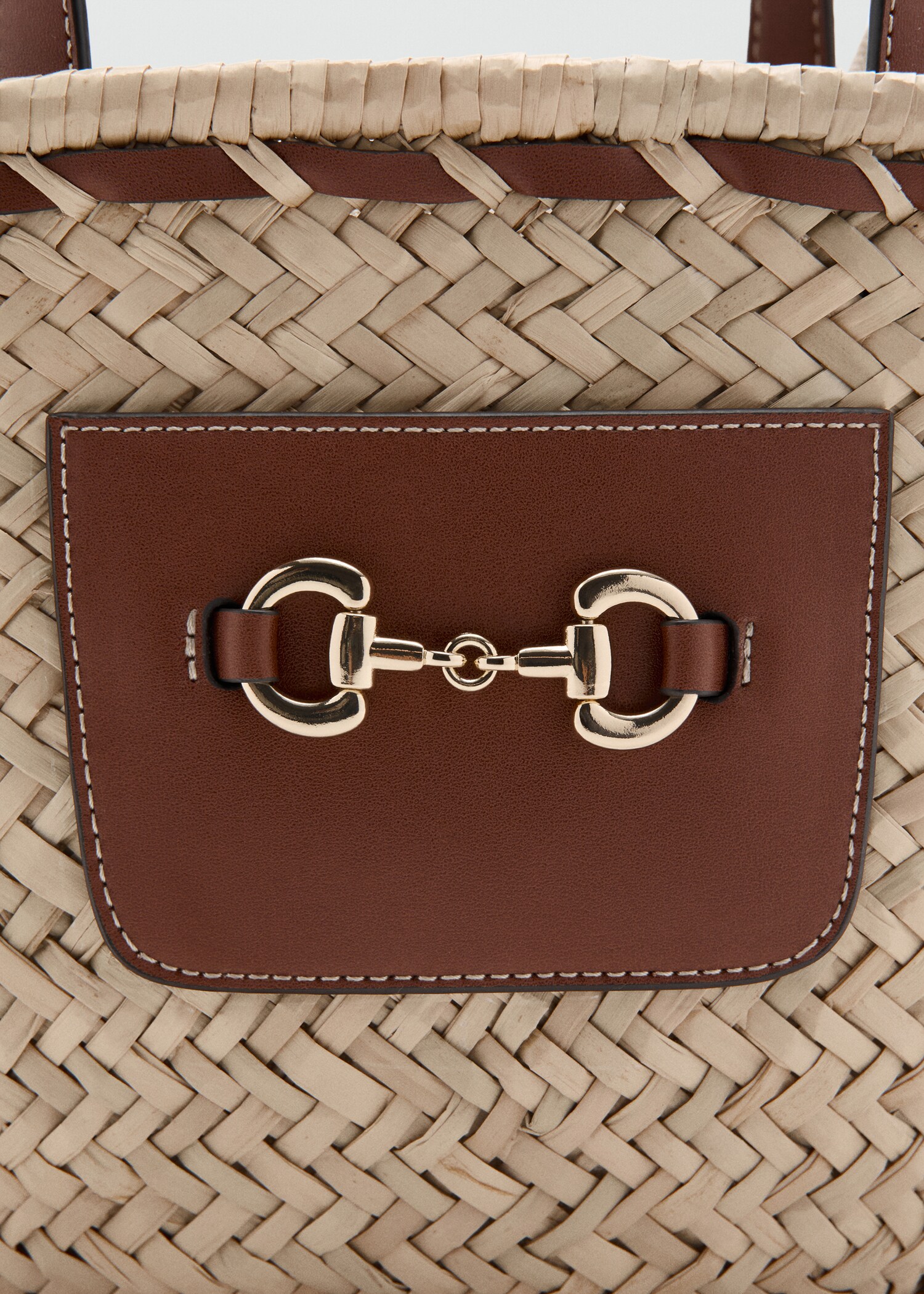 Маленькая корзина из натурального волокна - Деталь изделия 1