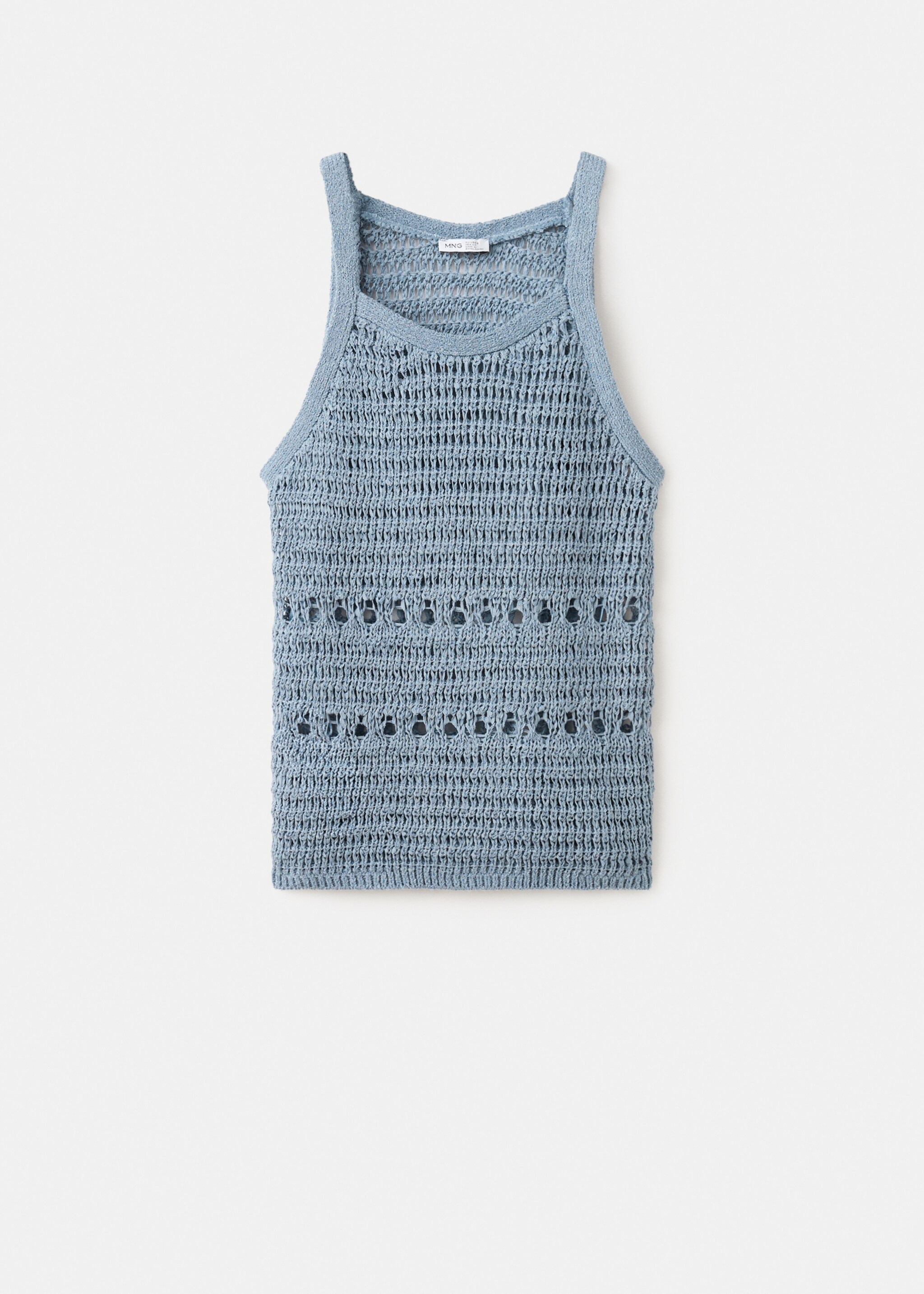 Top crochet - Artículo sin modelo, Azul. Ref: 27027139-00.