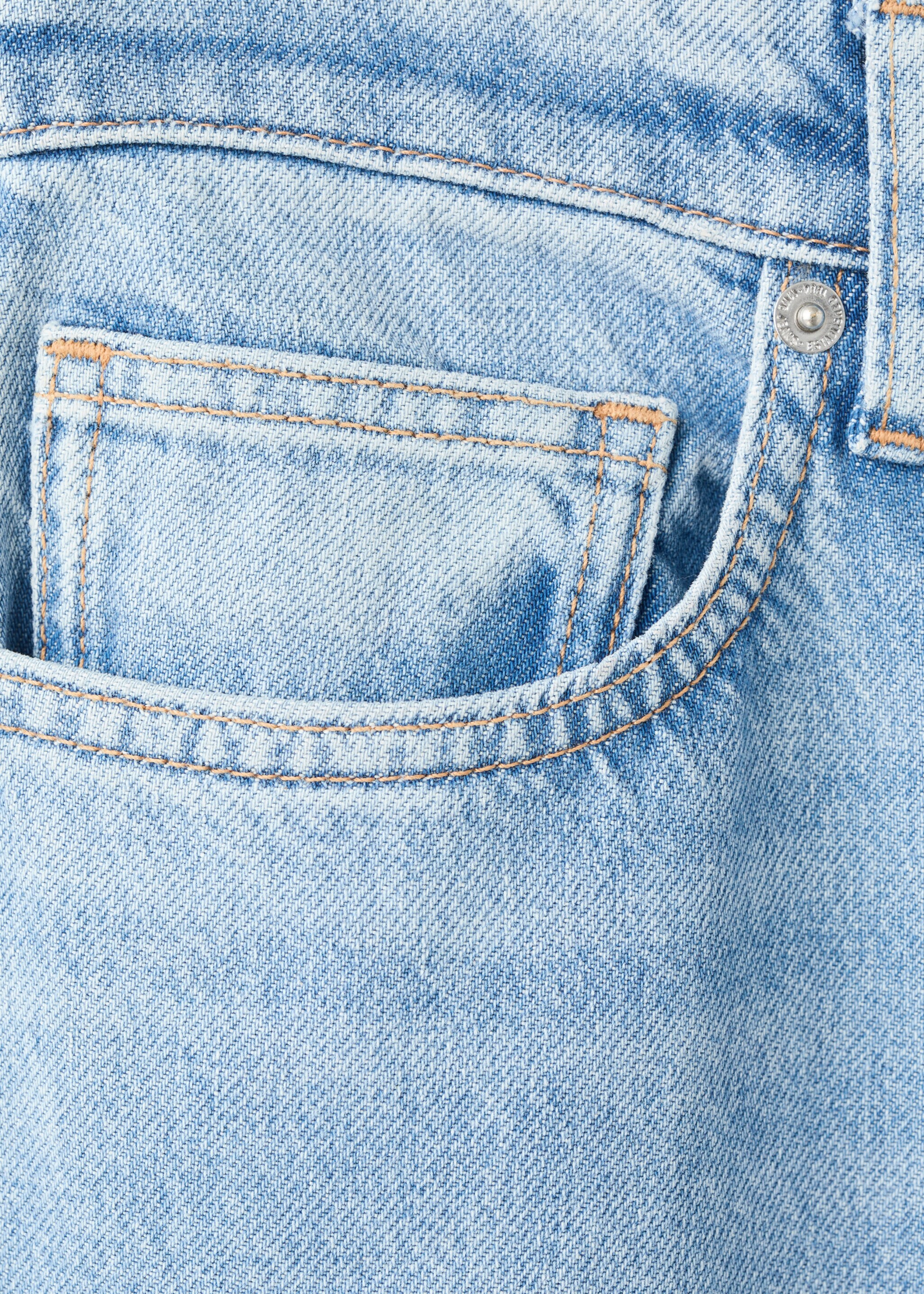 Balloon crop jeans - Details of the article 0, Medium Blue. Ref: 27027141-00.