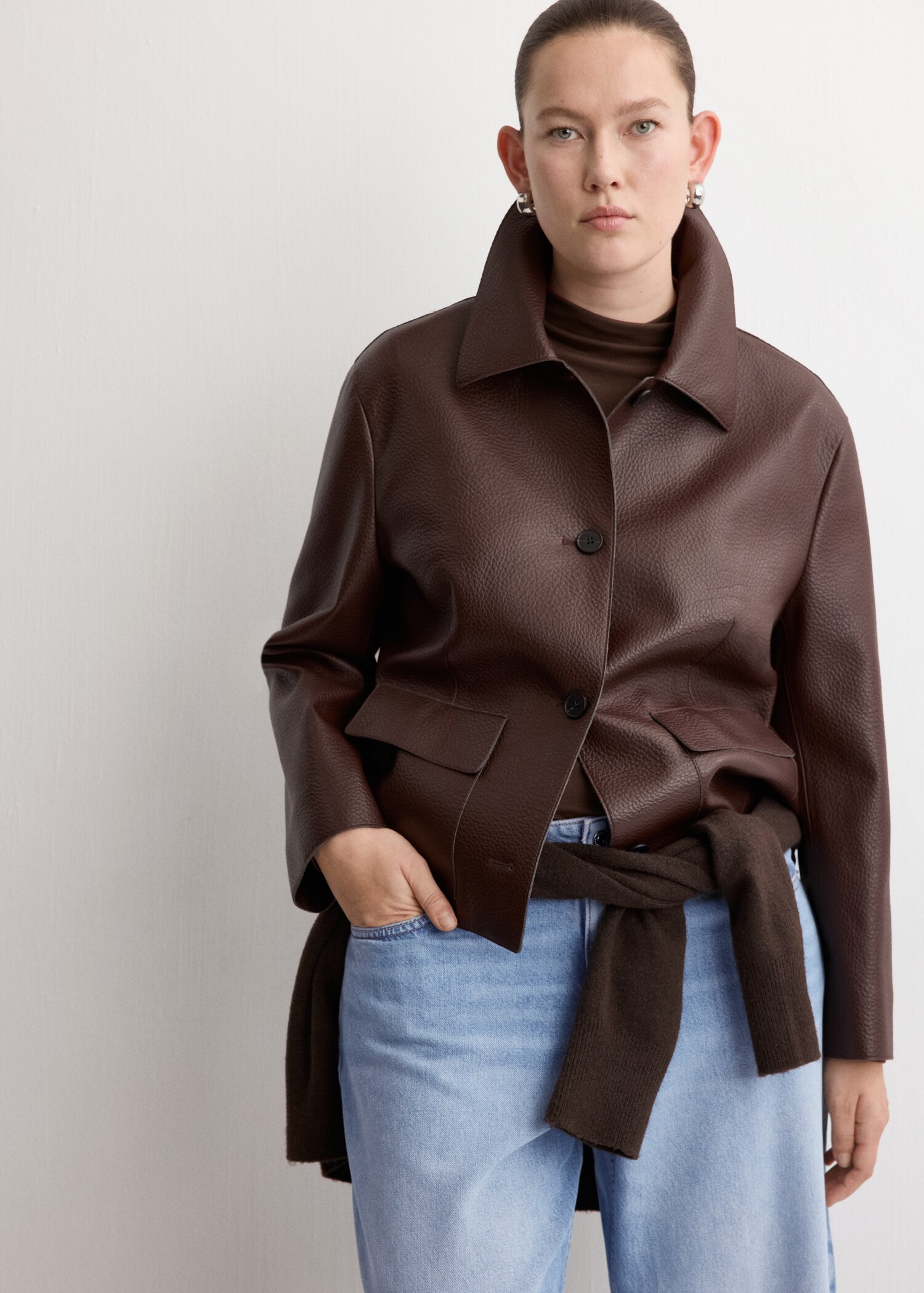 Balloon crop jeans - Details of the article 5