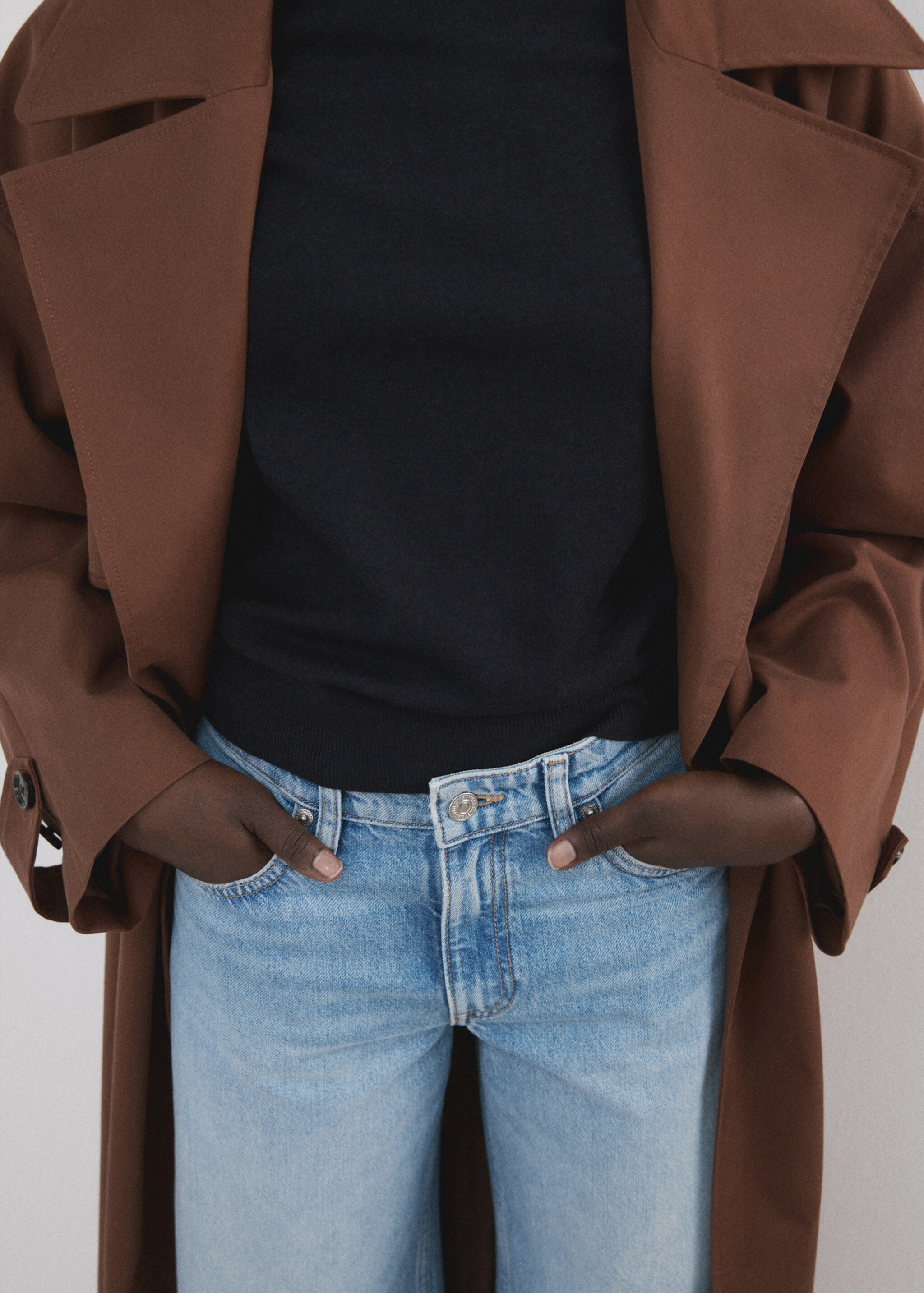 Jean balloon crop - Détail de l'article 6, Bleu moyen. Ref: 27027141-00.