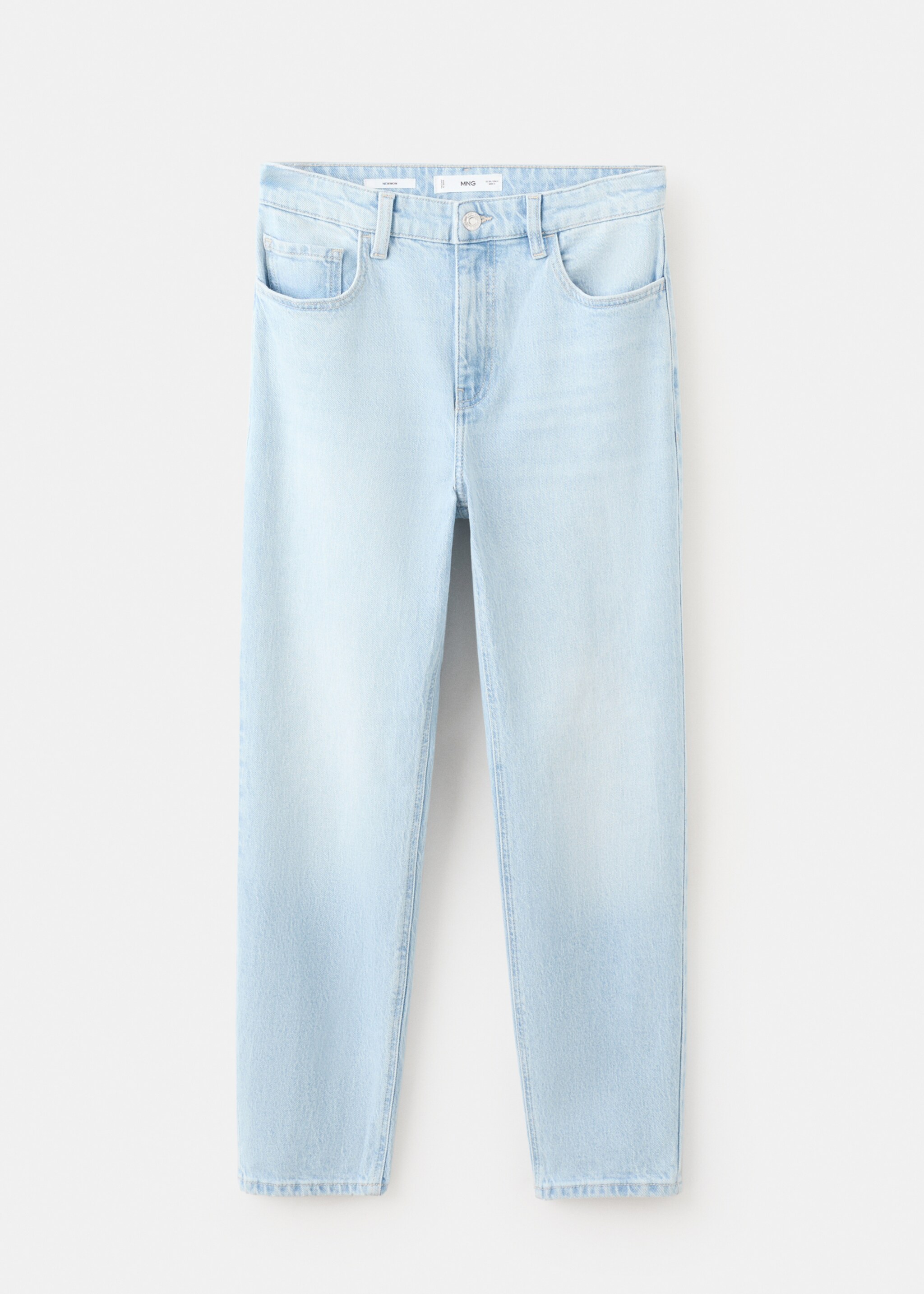 Newmom comfort high-rise jeans - Article without model, Light Blue. Ref: 27027147-00.
