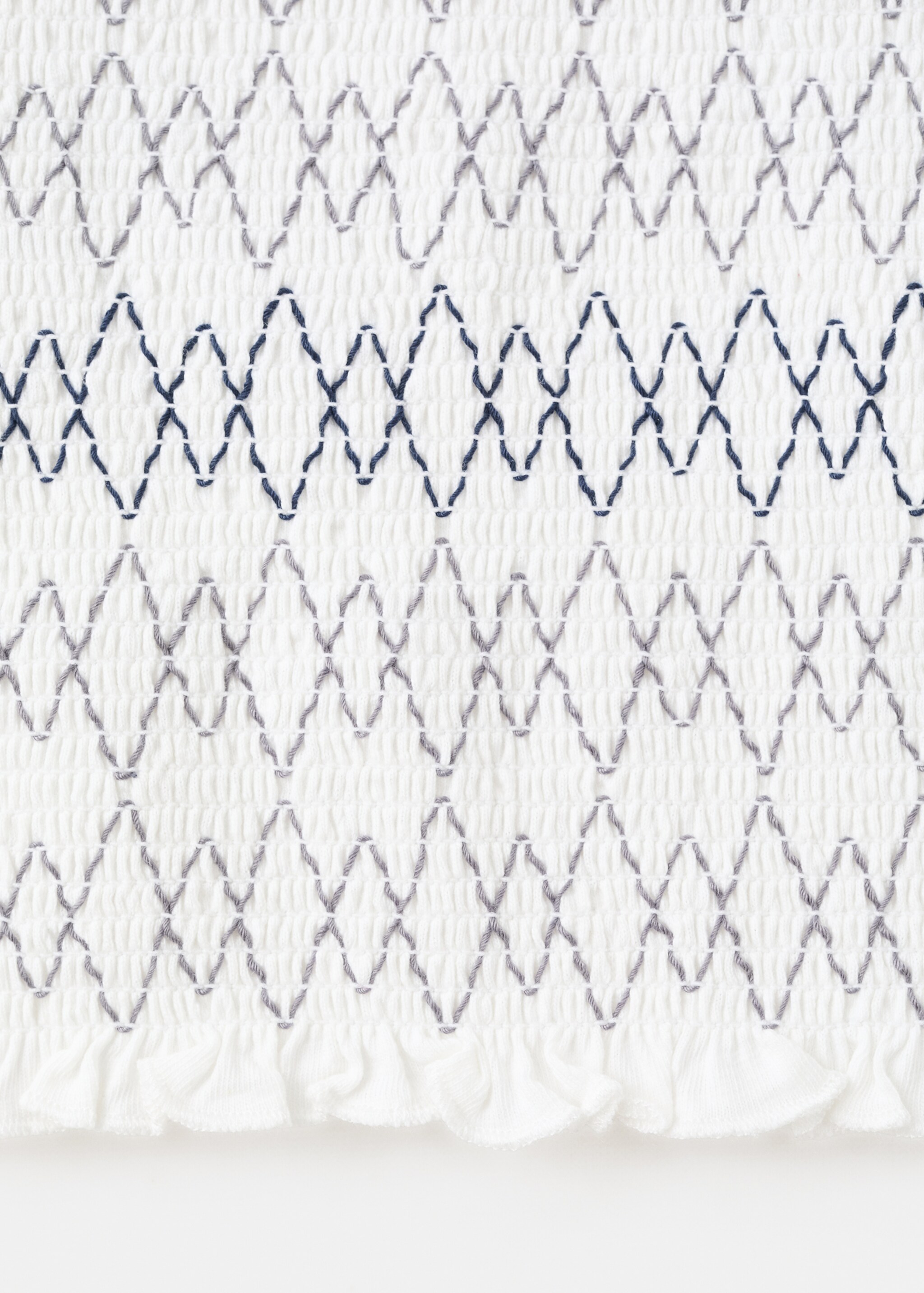 Haut bustier brodé - Détail de l'article 0, Blanc cassé. Ref: 27027148-00.