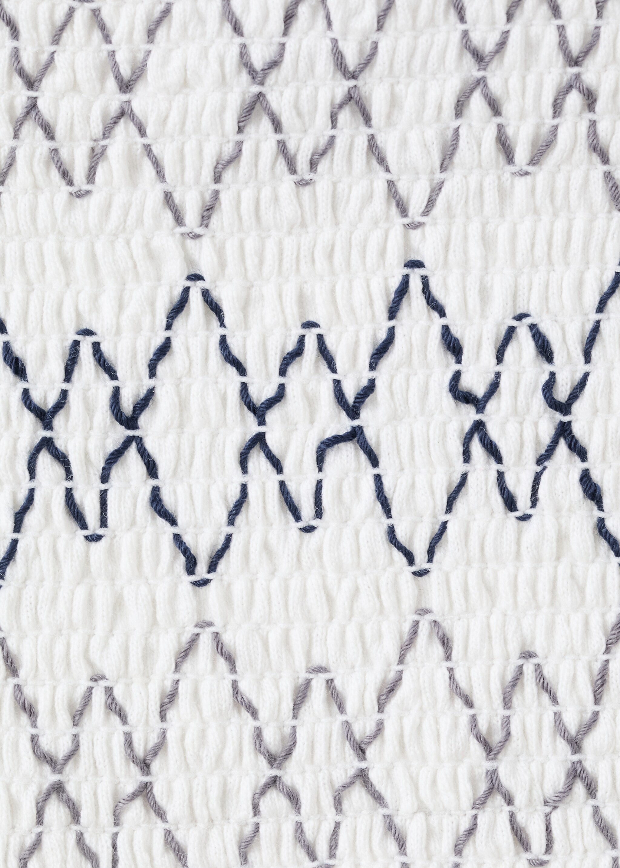 Haut bustier brodé - Détail de l'article 8, Blanc cassé. Ref: 27027148-00.