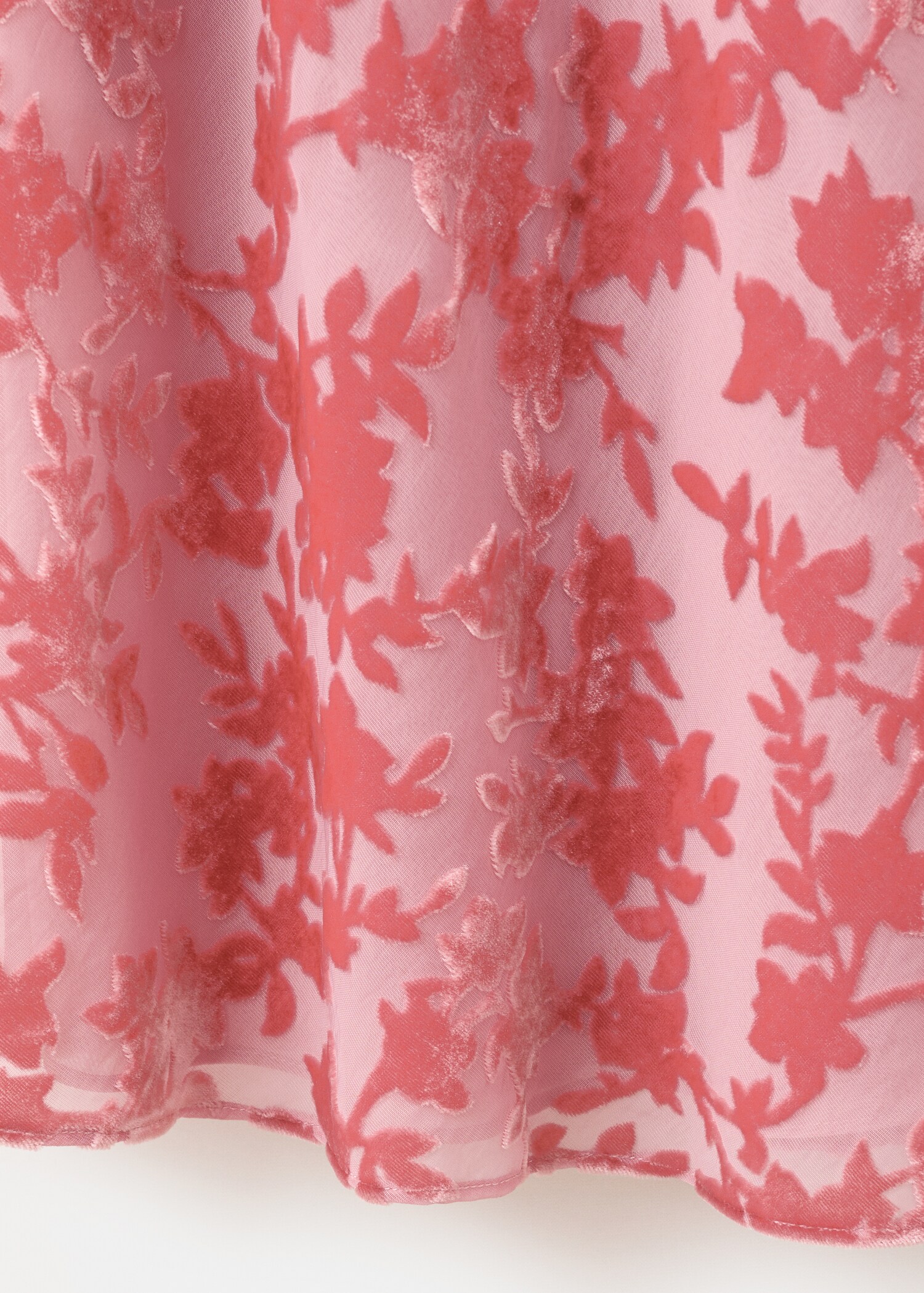 Devoré floral dress - Details of the article 0