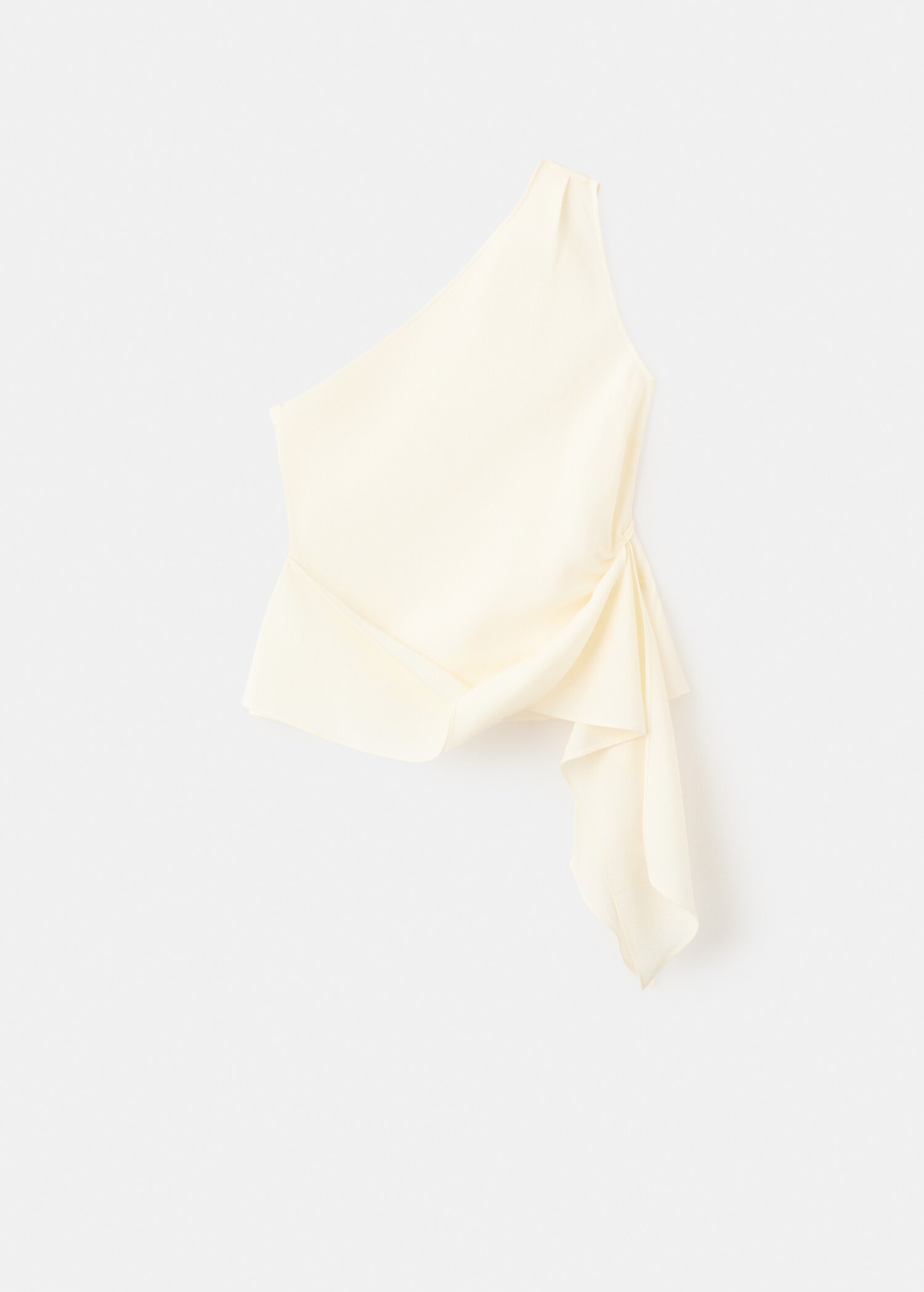 Top lyocell asymétrique - Article sans modèle