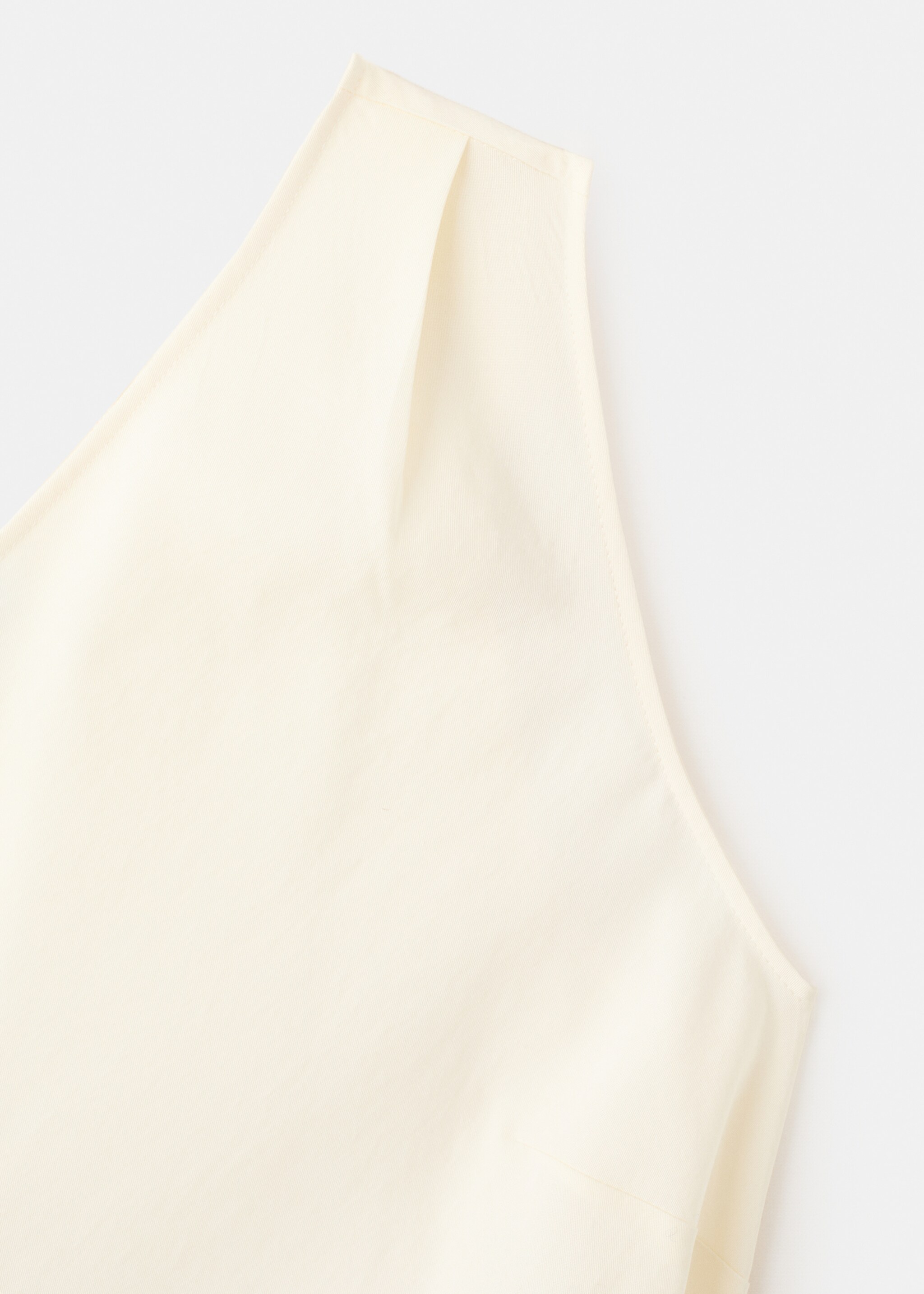 Top lyocell asymétrique - Détail de l'article 0, Blanc cassé. Ref: 27027152-00.