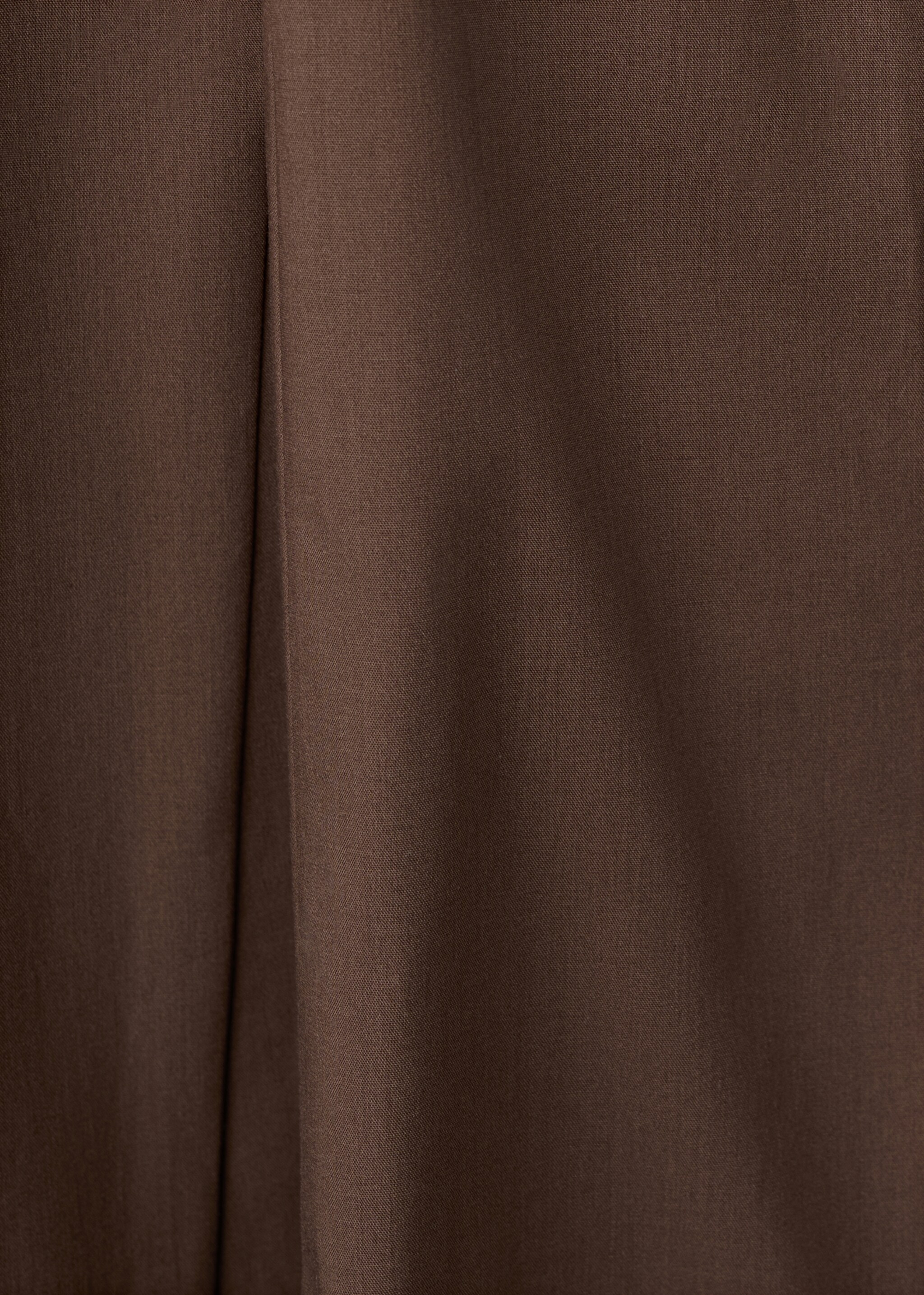 Lyocell shirt dress - Details of the article 0, Brown. Ref: 27027153-00.