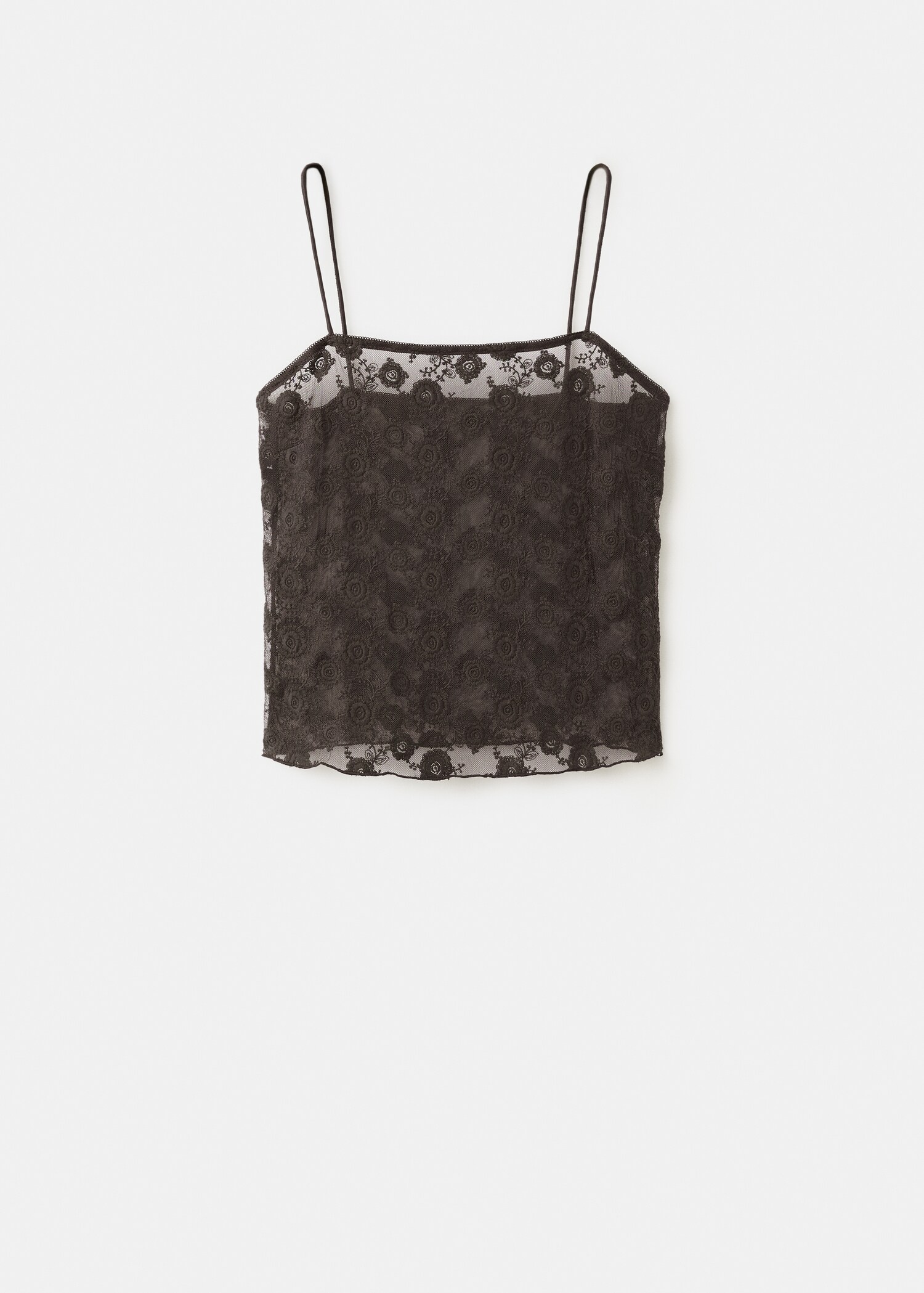 Top dentelle florale - Article sans modèle