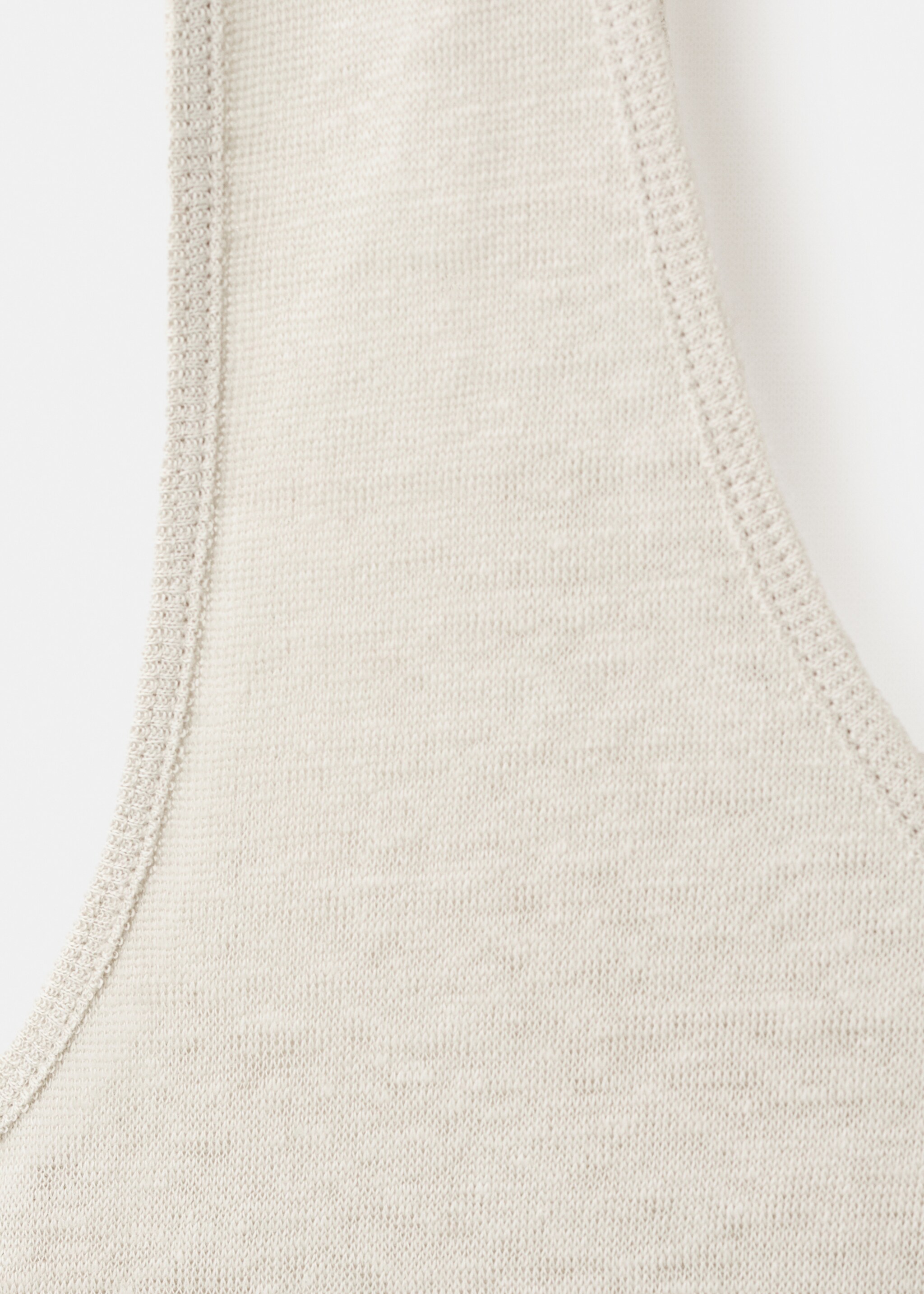 بادي من الكتان مخطط - تفاصيل المنتج 8, رمادي فاتح/خفيف. Ref: 27027156-00.