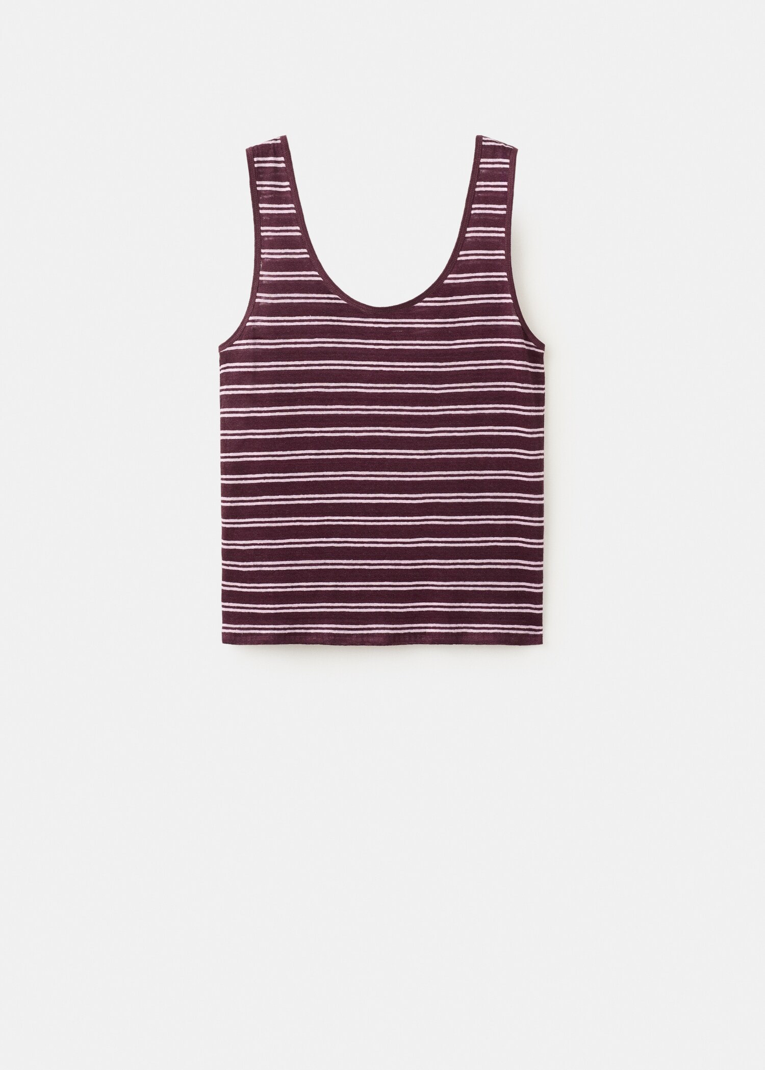 بادي من الكتان مخطط - منتج دون نموذج