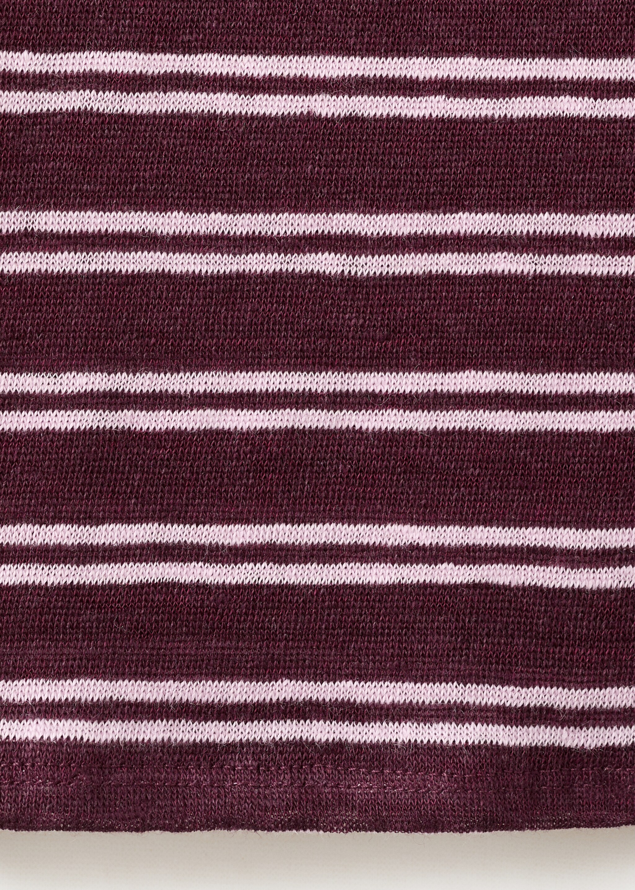 بادي من الكتان مخطط - تفاصيل المنتج 0, كستنائي. Ref: 27027156-00.