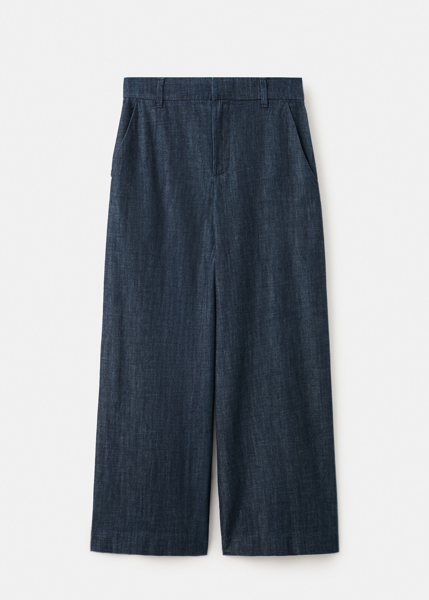 Wide leg mid-rise jeans - Article without model