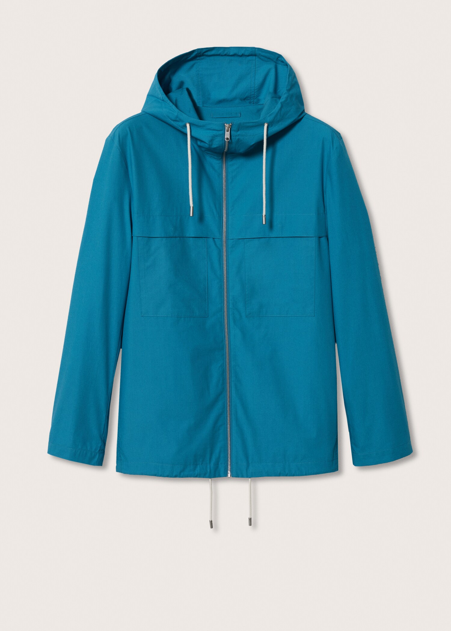 棉质混纺连帽夹克