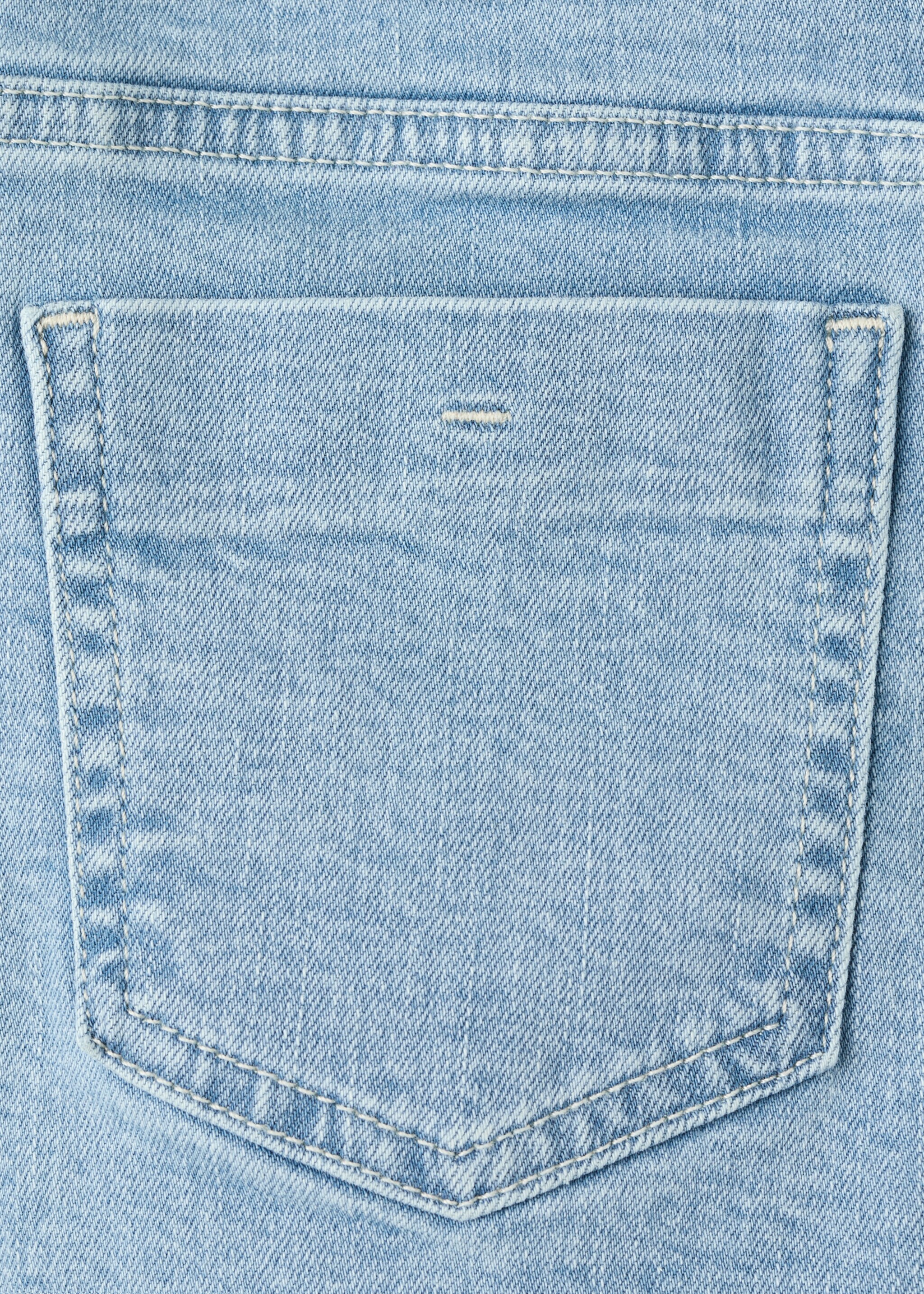 Frayed hem shorts - Details of the article 0, Light Blue. Ref: 27027783-00.