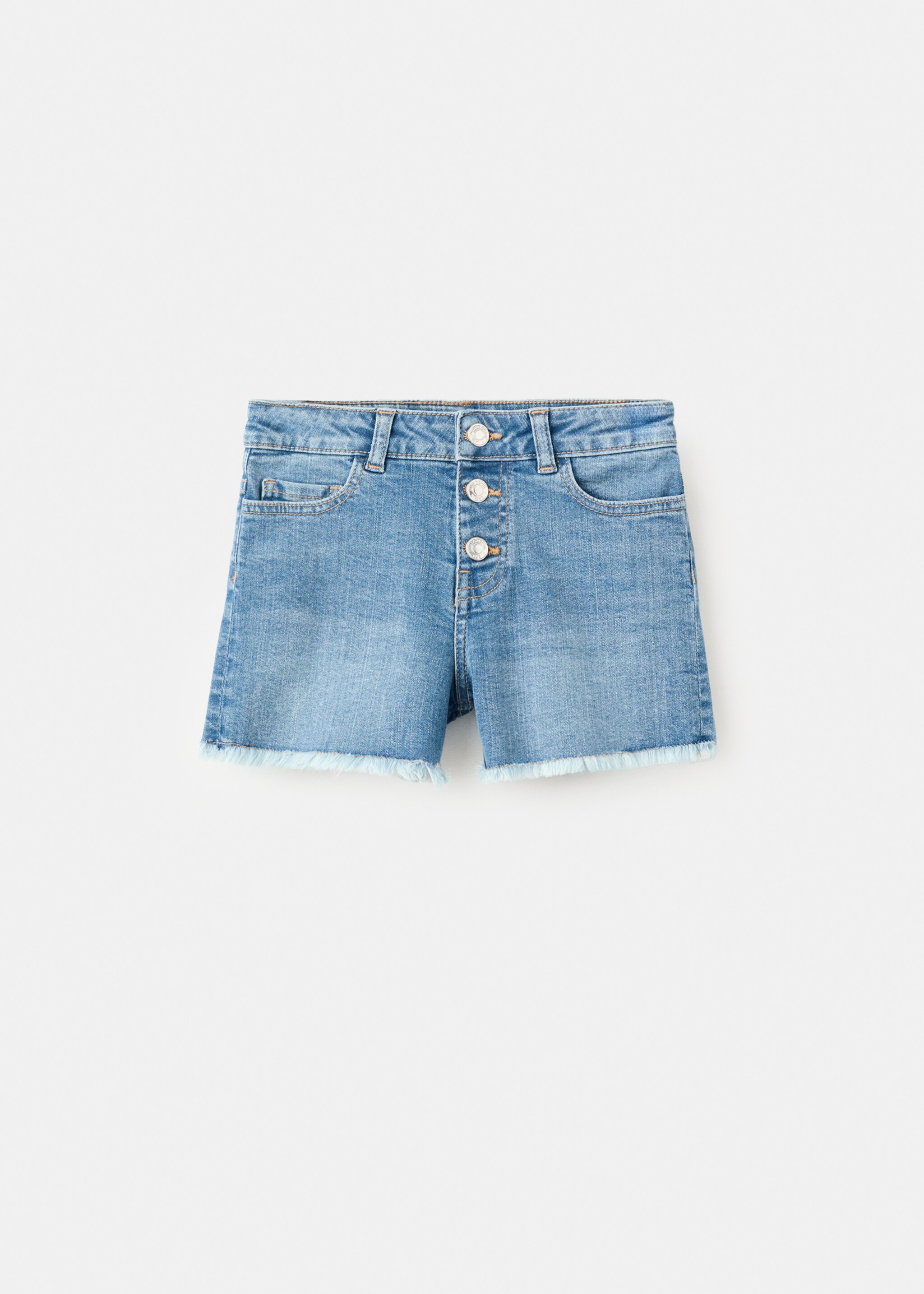 Frayed hem shorts - Article without model, Medium Blue. Ref: 27027783-00.
