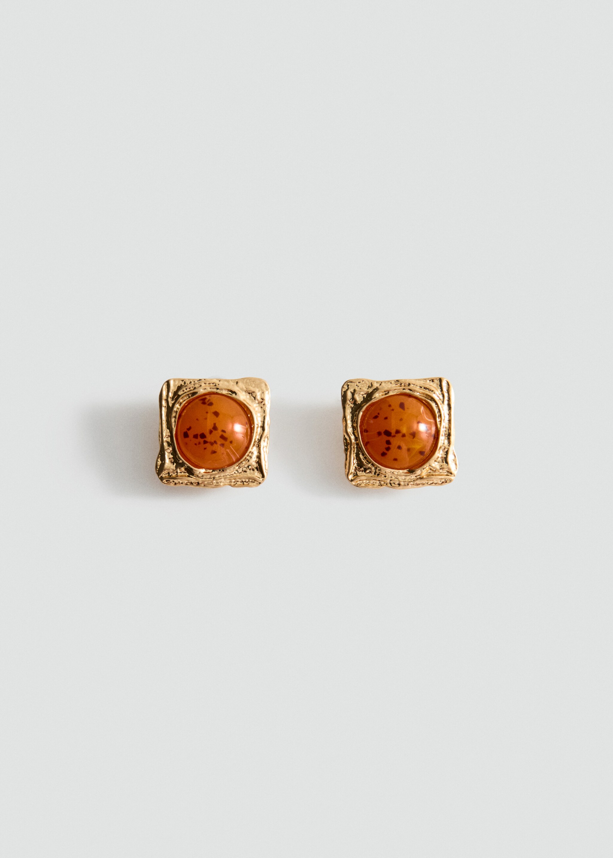 Set of 2 combined earrings - Article without model, Gold. Ref: 27027792-00.