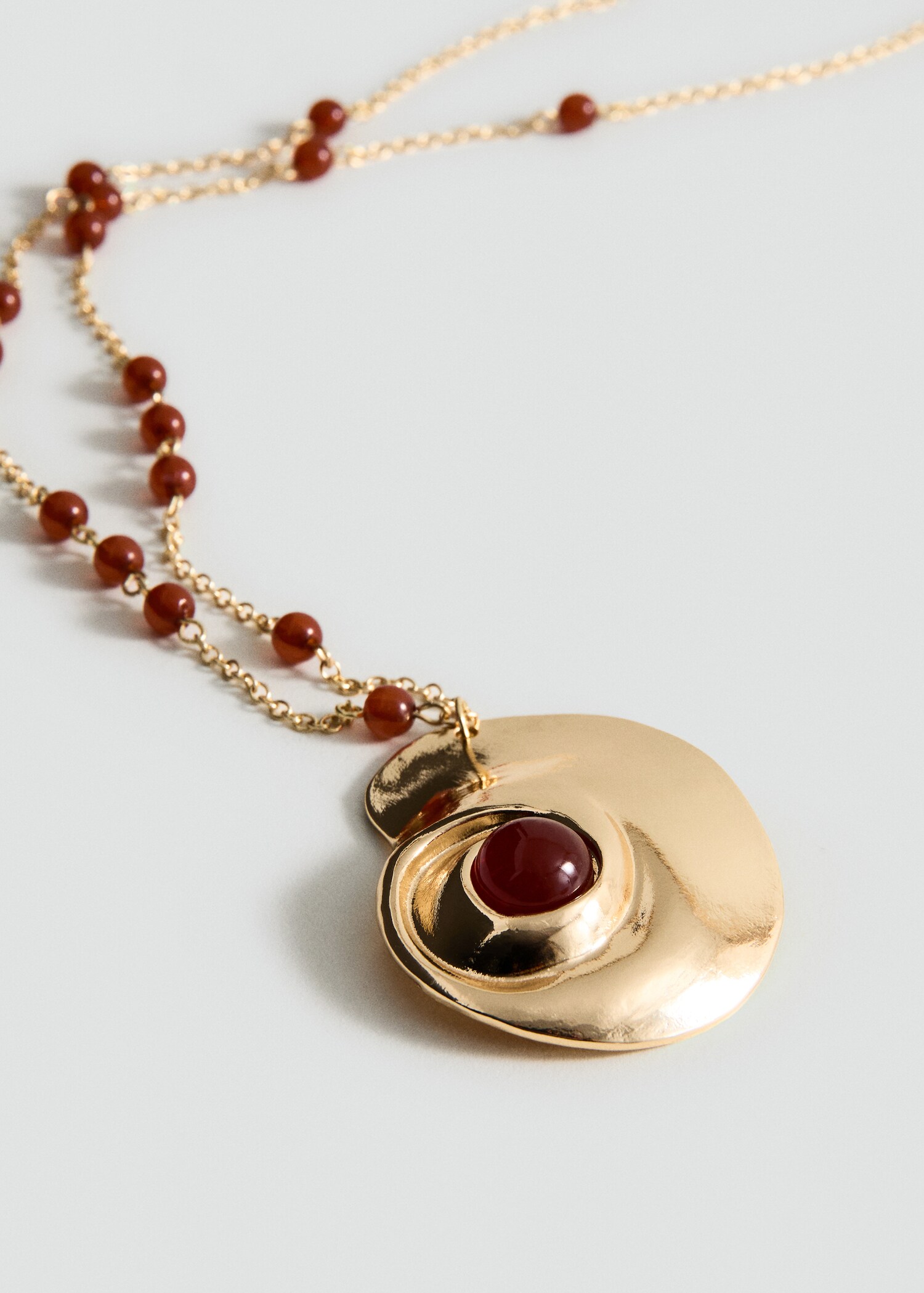 Spiral pendant necklace - Medium plane