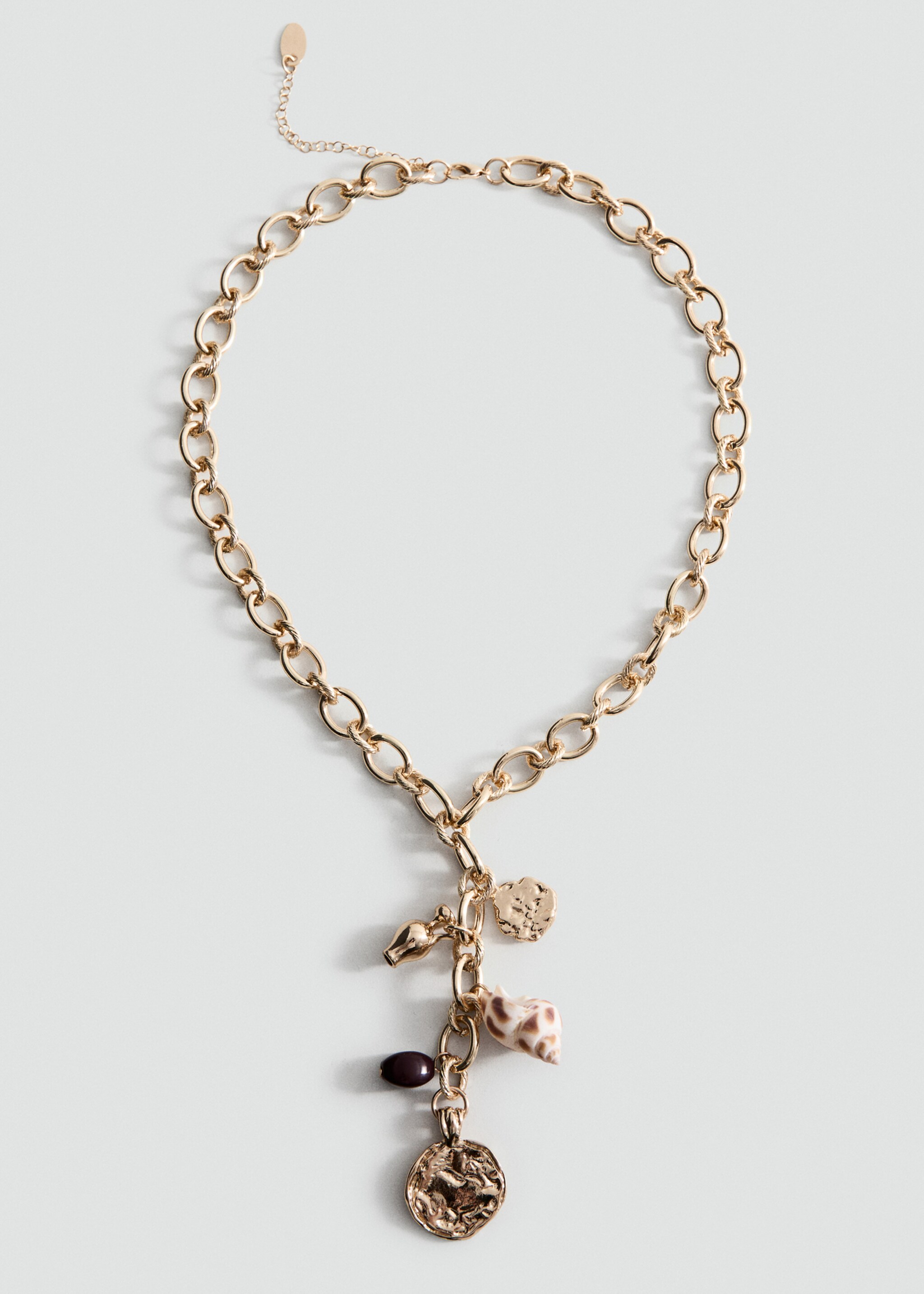 Beads pendant necklace - Article without model, Gold. Ref: 27027795-00.