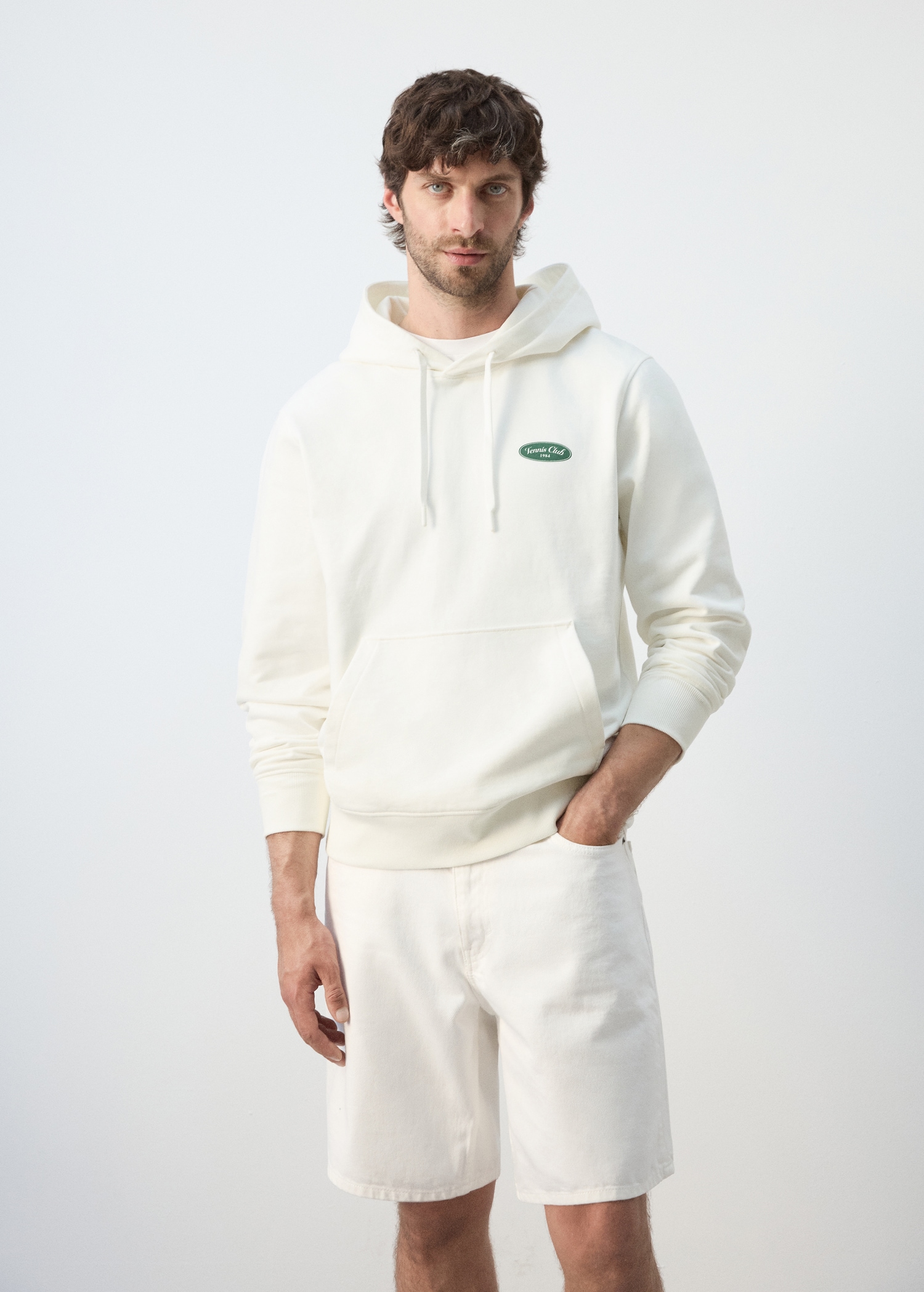 هودي بغطاء رأس 100% قطن - رؤية وسط