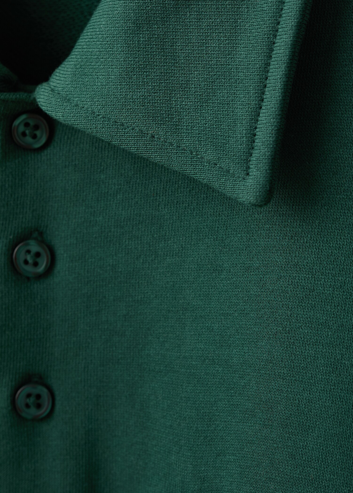 100% cotton polo sweatshirt - Details of the article 8
