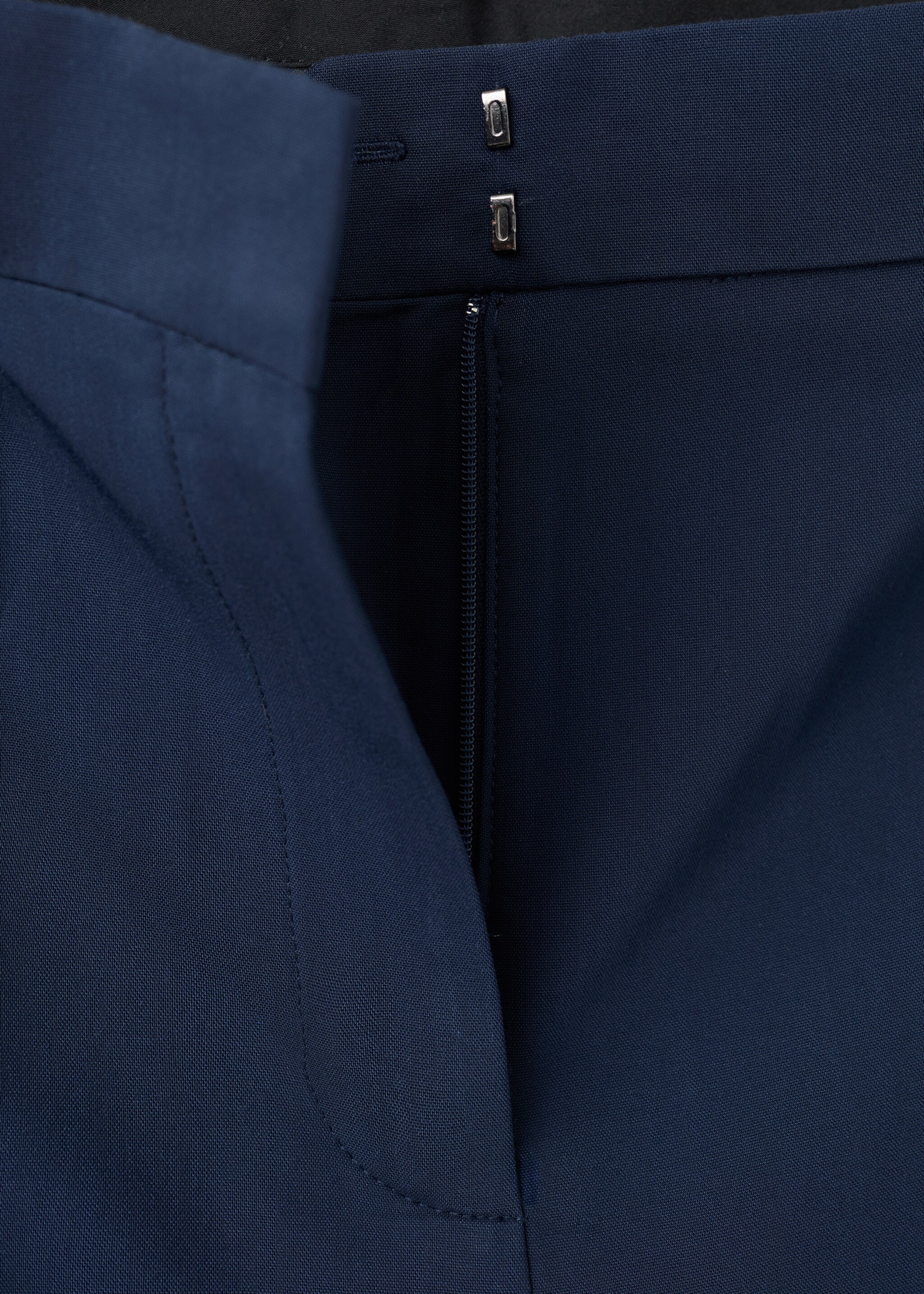 Pantalon de costume droit taille basse - Détail de l'article 0, Bleu. Ref: 27027805-00.