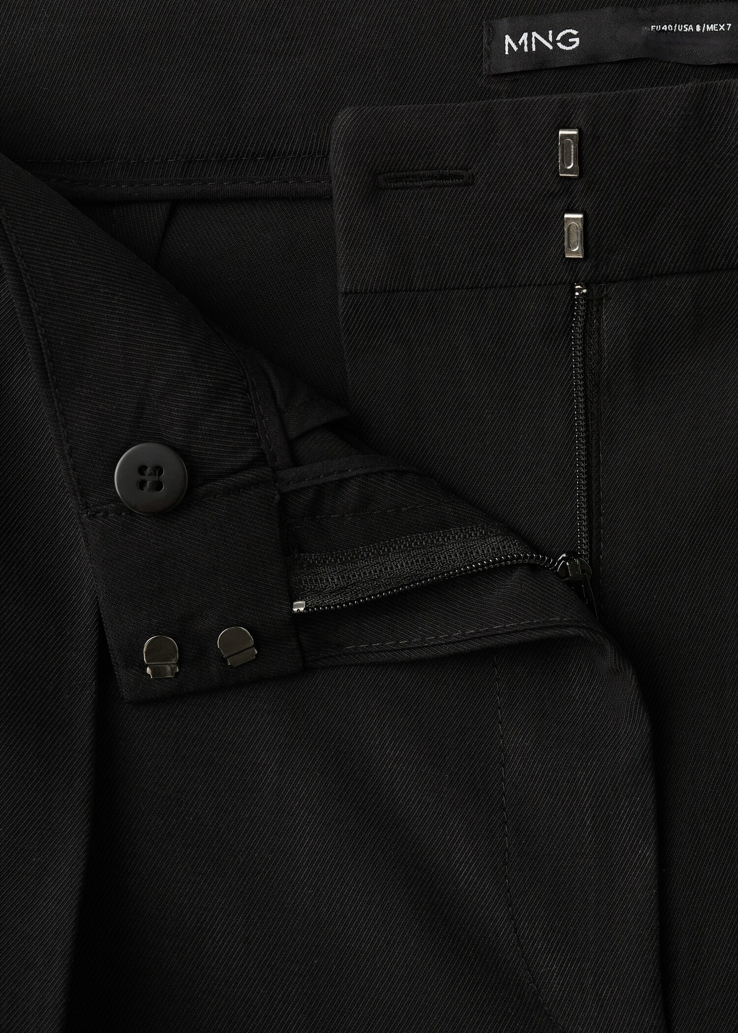 Straight-fit lyocell trousers - Details of the article 8