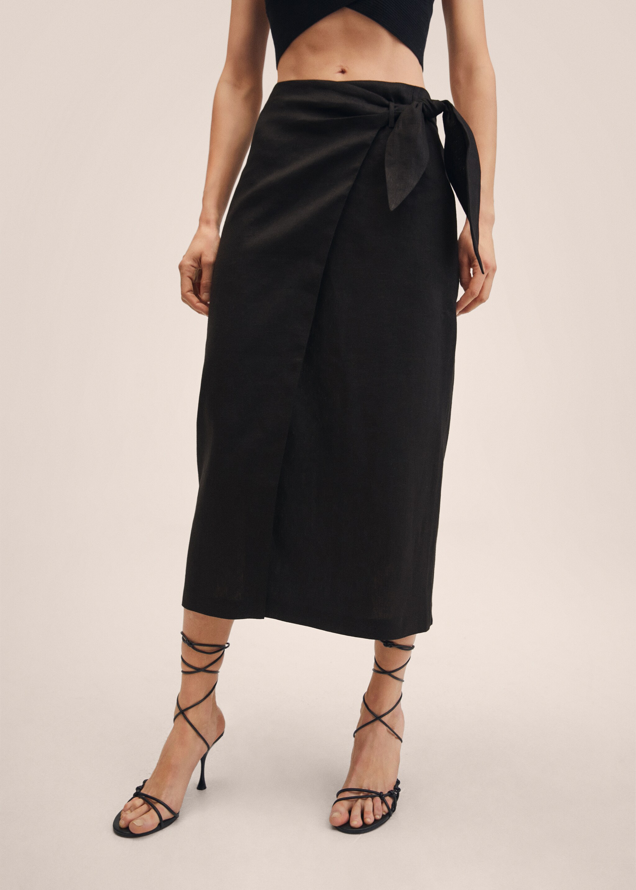100% linen skirt - Medium plane