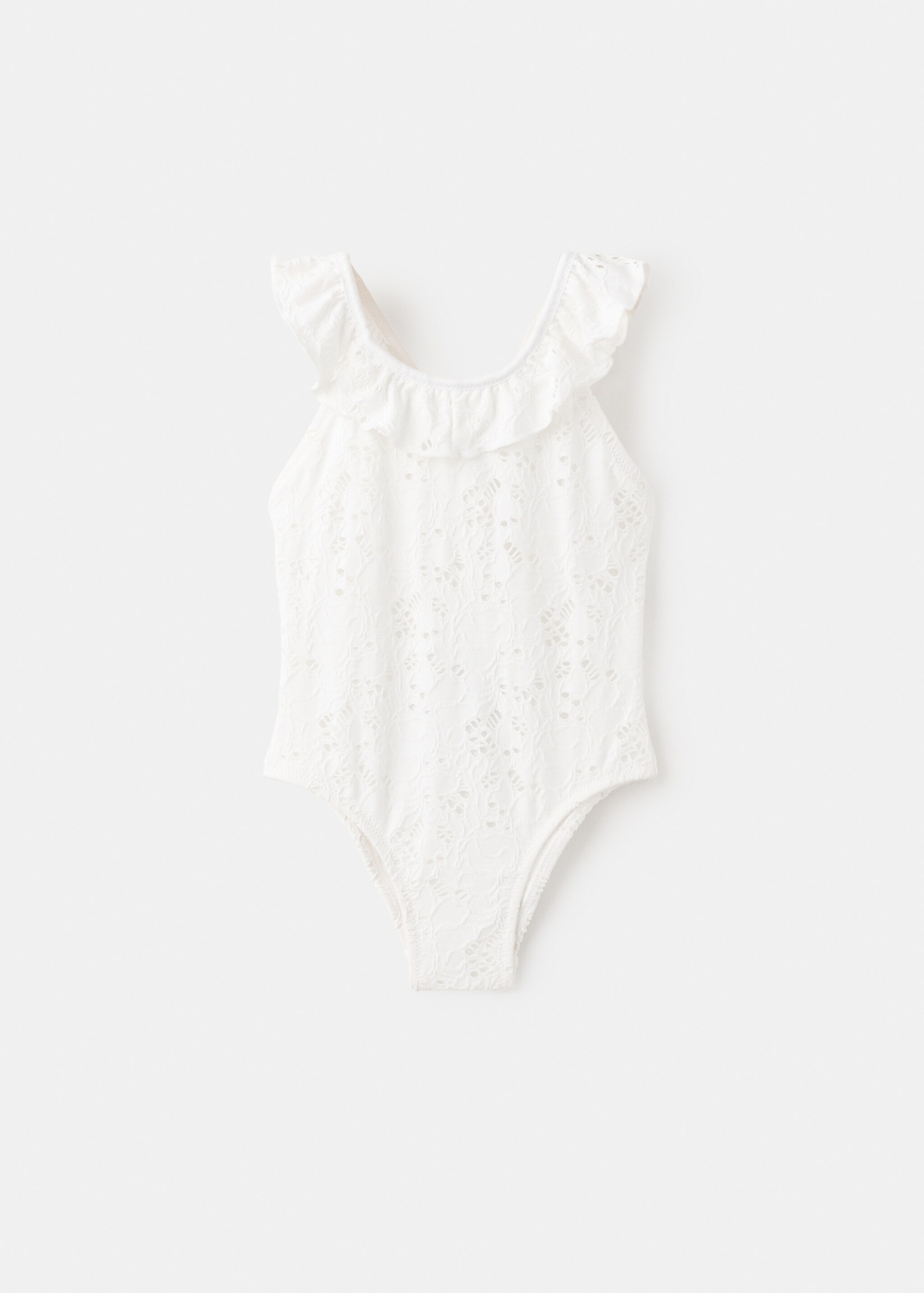 Bañador calado volante - Artículo sin modelo, Blanco. Ref: 27027895-00.