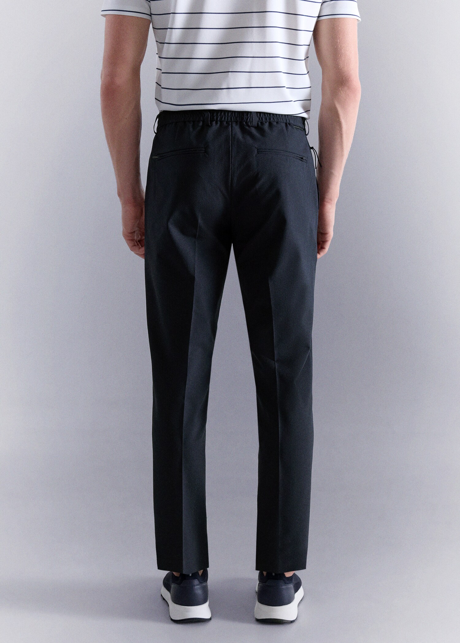 Pantalon slim-fit tissu comfort stretch - Verso de l’article