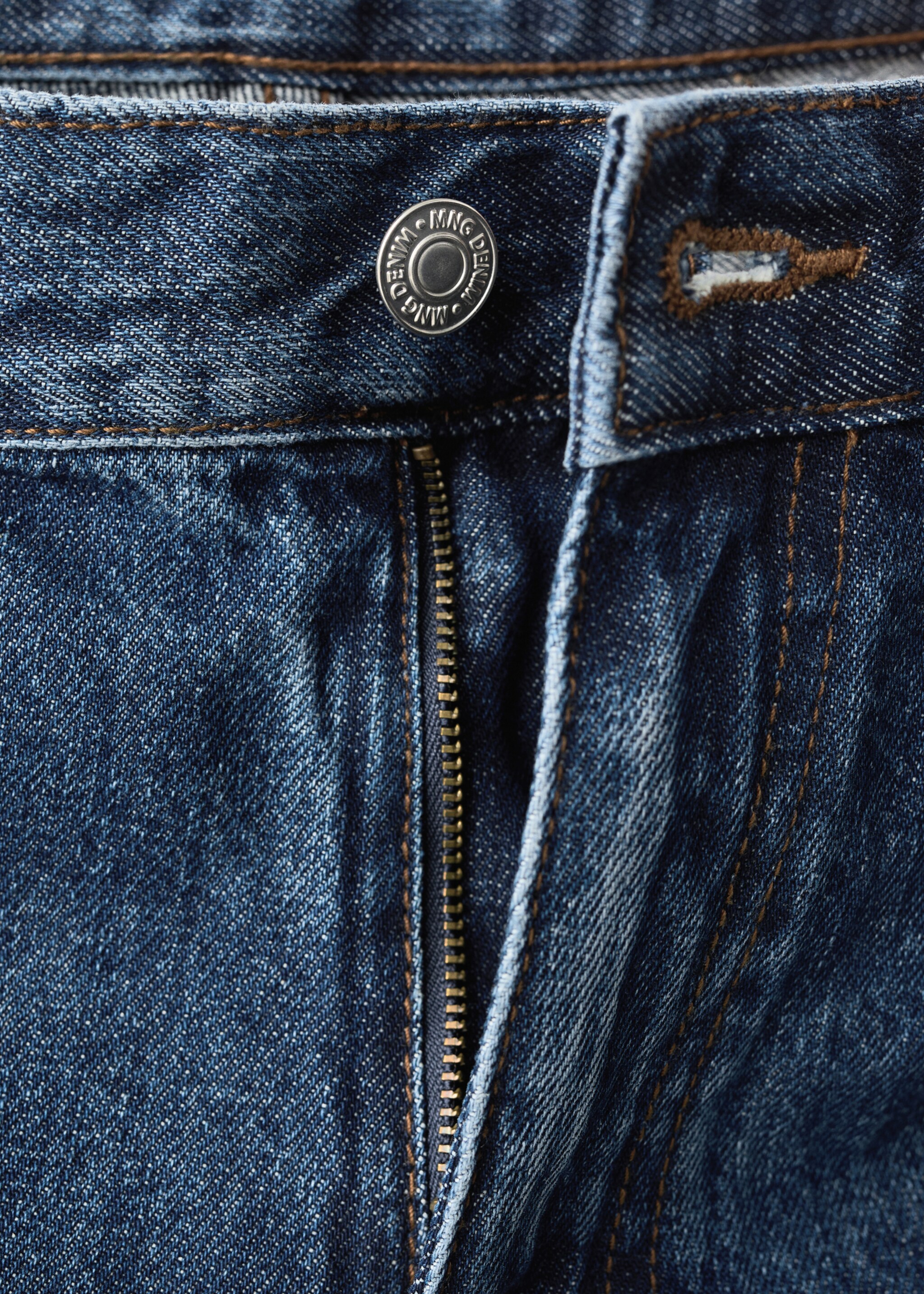 Bermudas vaqueras rectas - Detalle del artículo 0, Azul oscuro. Ref: 27027901-00.