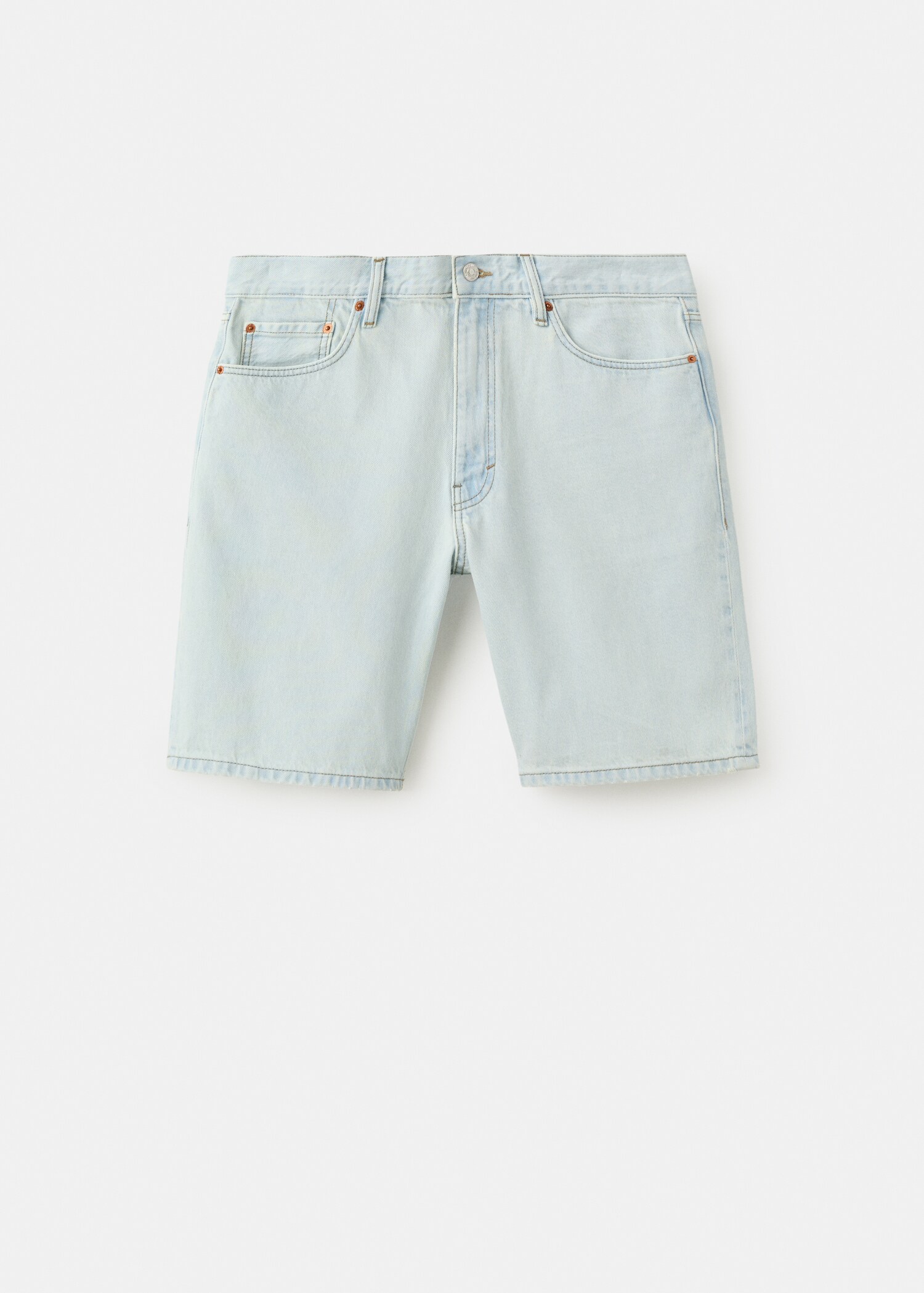 Gerade Jeans-Bermudashorts - Artikel ohne Model