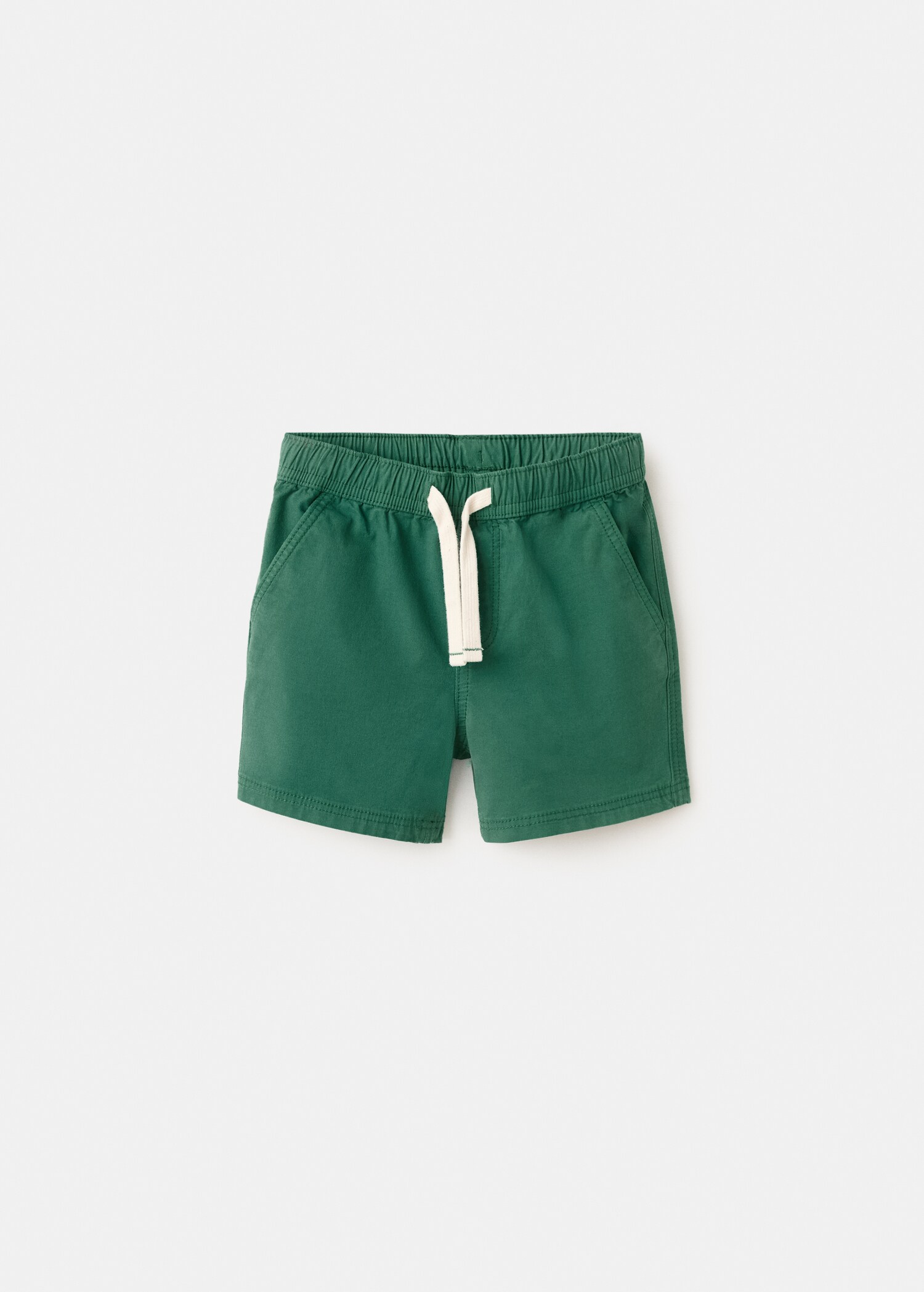 Cotton shorts with drawstring - Article without model