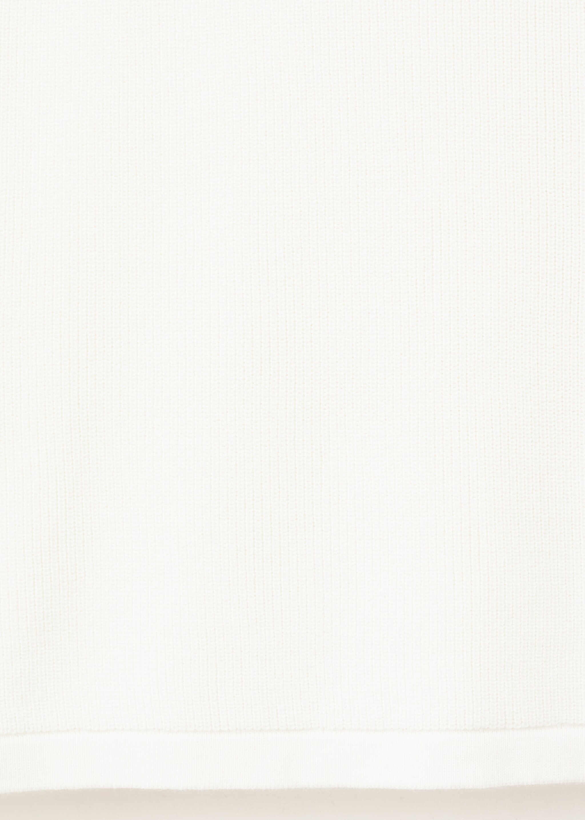 Slim-fit cotton tank top - Details of the article 0, Off White. Ref: 27027915-00.