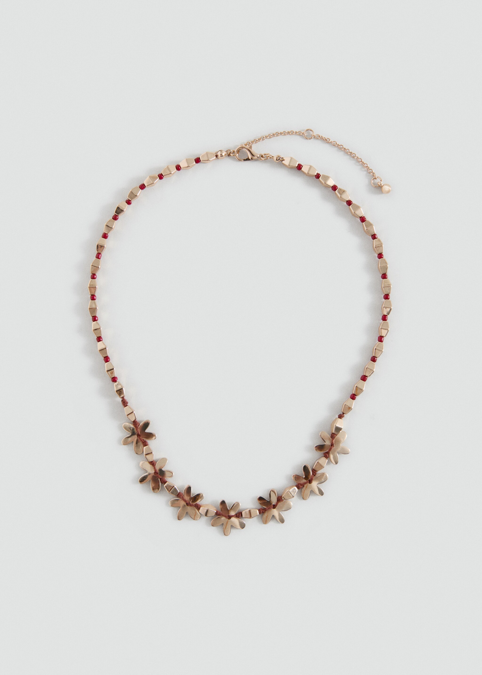 Flower necklace - Article without model, Gold. Ref: 27027922-00.