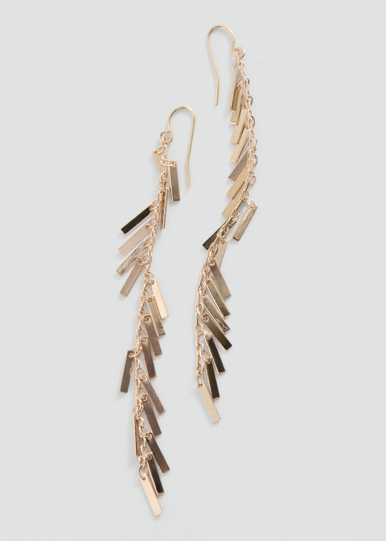 Long star earrings - Medium plane
