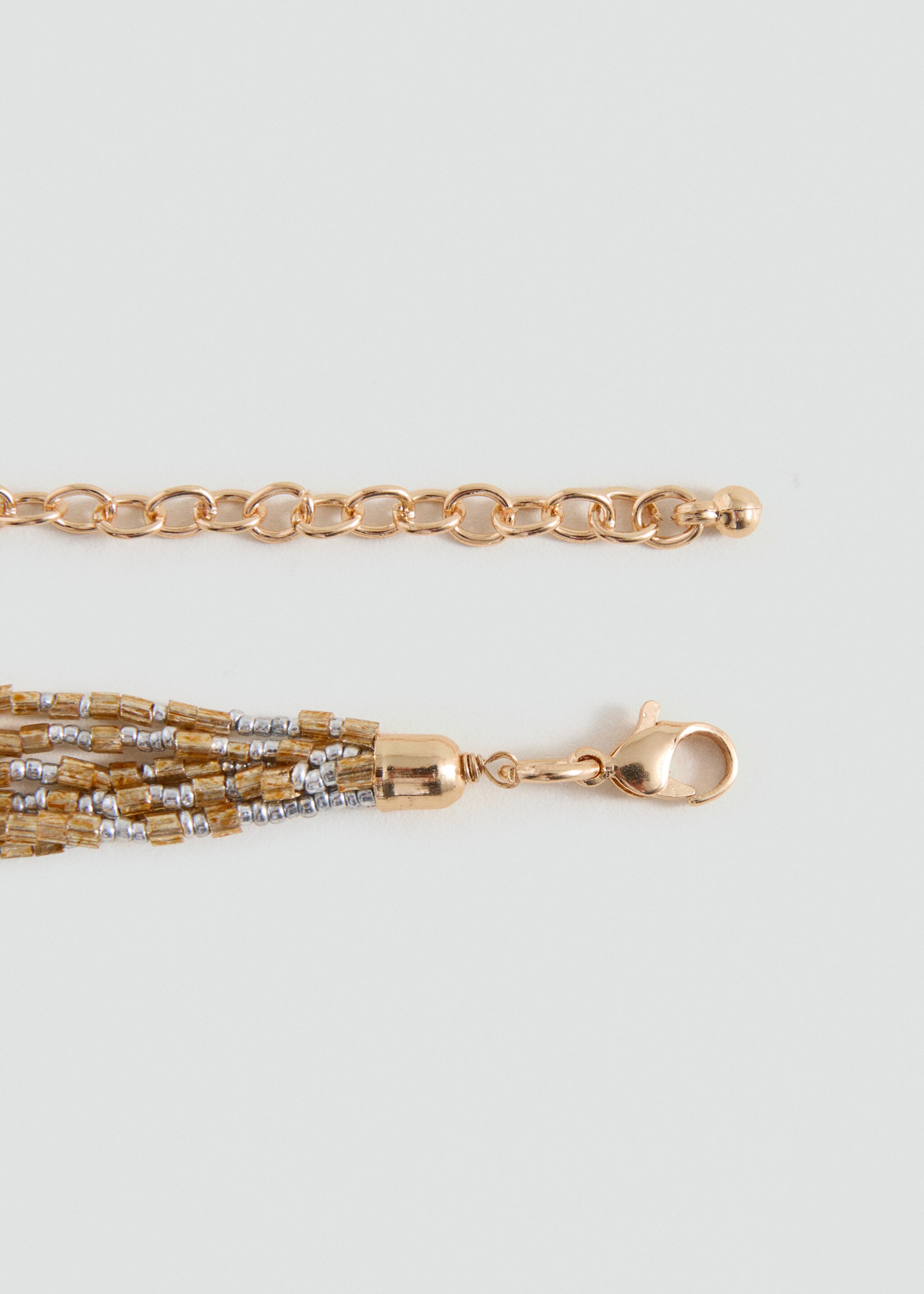 Mehrreihige Kette mit Anhänger - Detail des Artikels 1, Gold. Ref: 27027925-00.