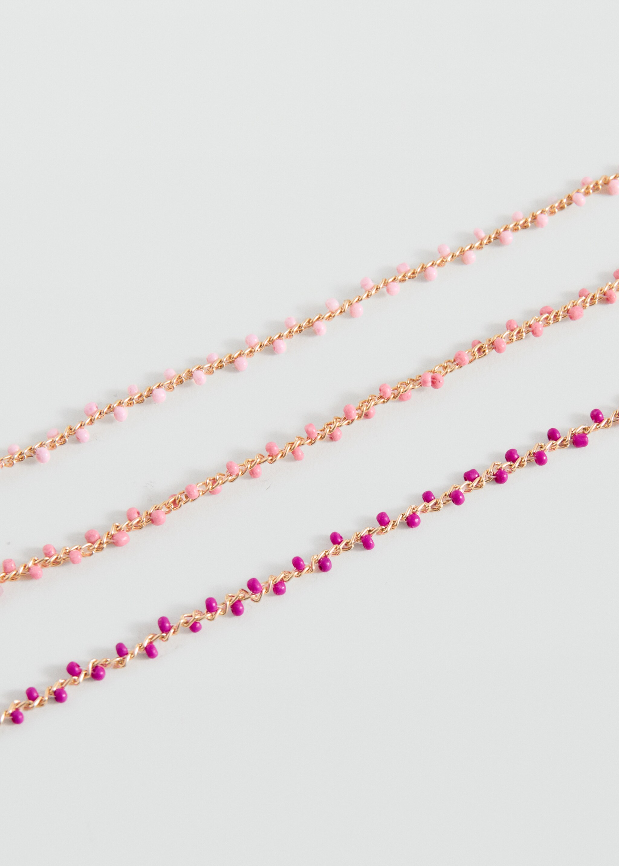 Halskette calella - Mittlere Ansicht, Rosa. Ref: 27027926-00.