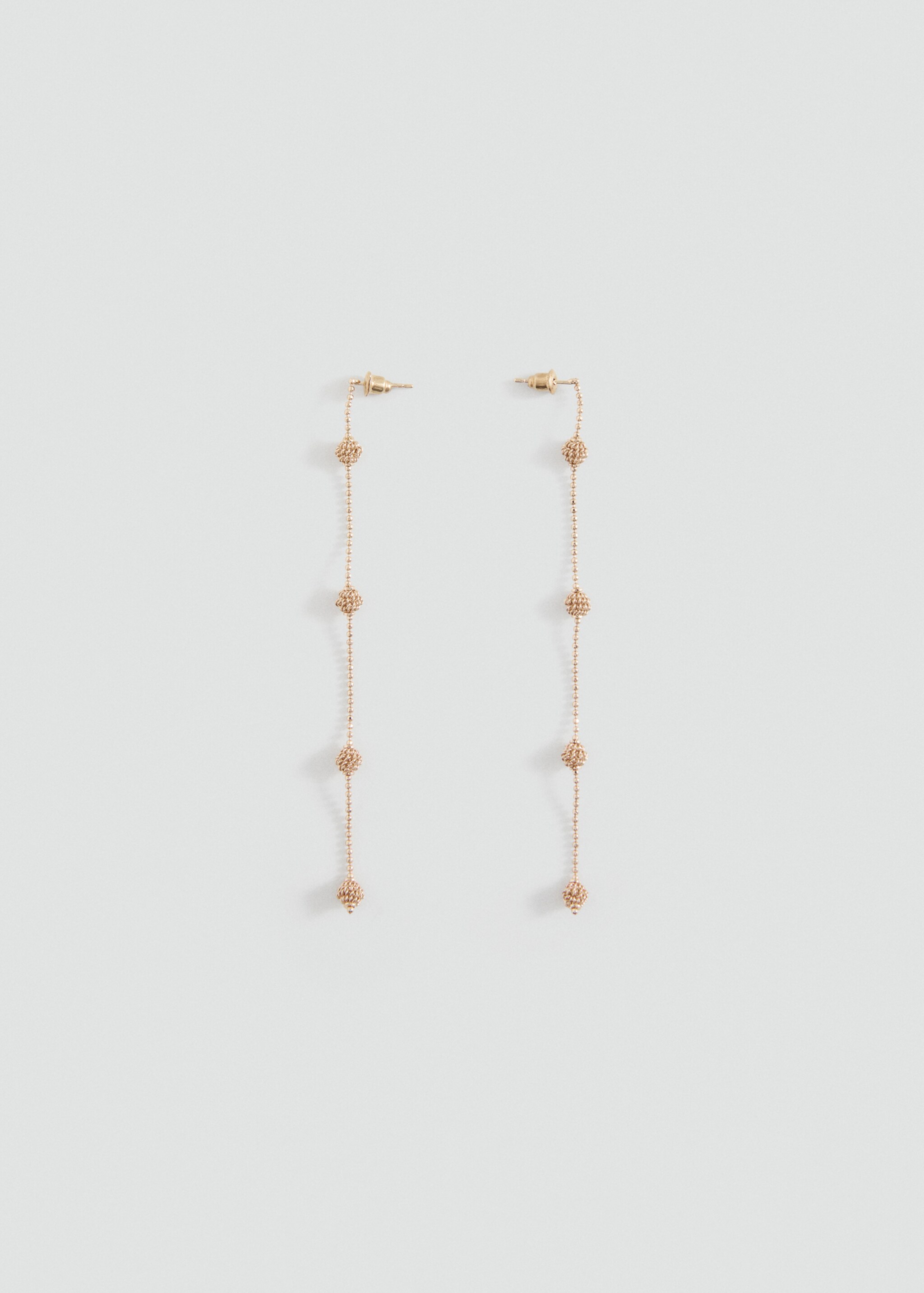 Long star earrings - Article without model, Gold. Ref: 27027932-00.