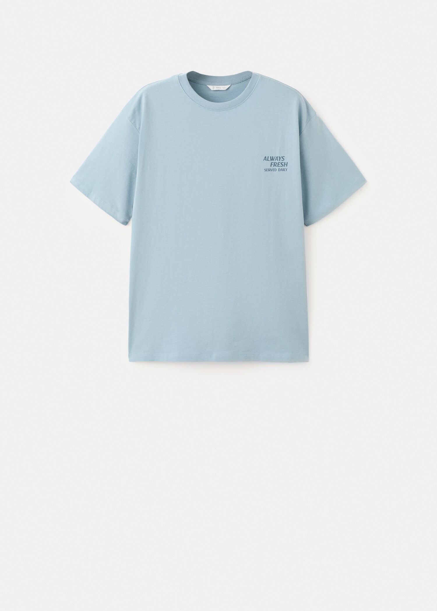 Printed cotton-blend t-shirt - Article without model