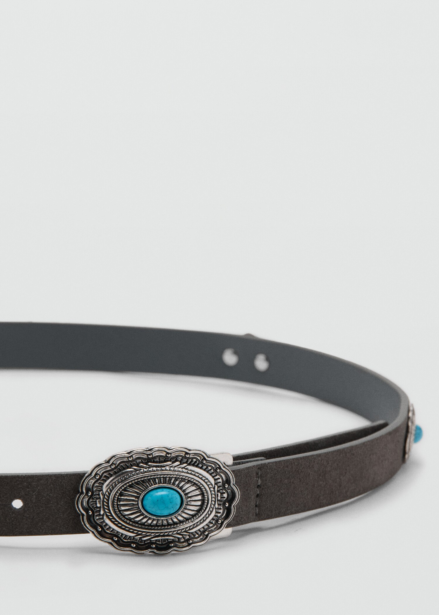 Engraved buckle belt - Medium plane