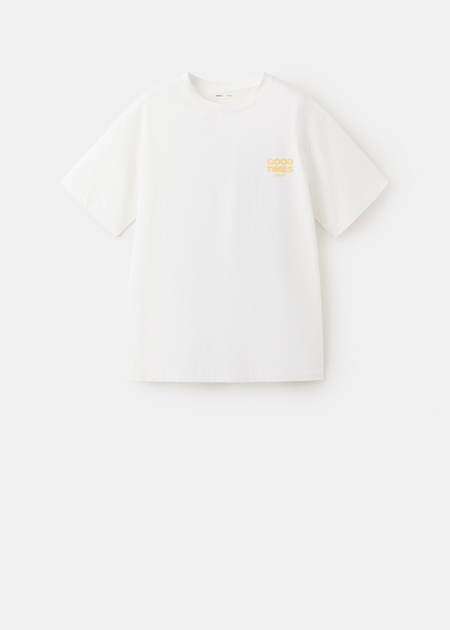 Printed cotton-blend t-shirt - Article without model