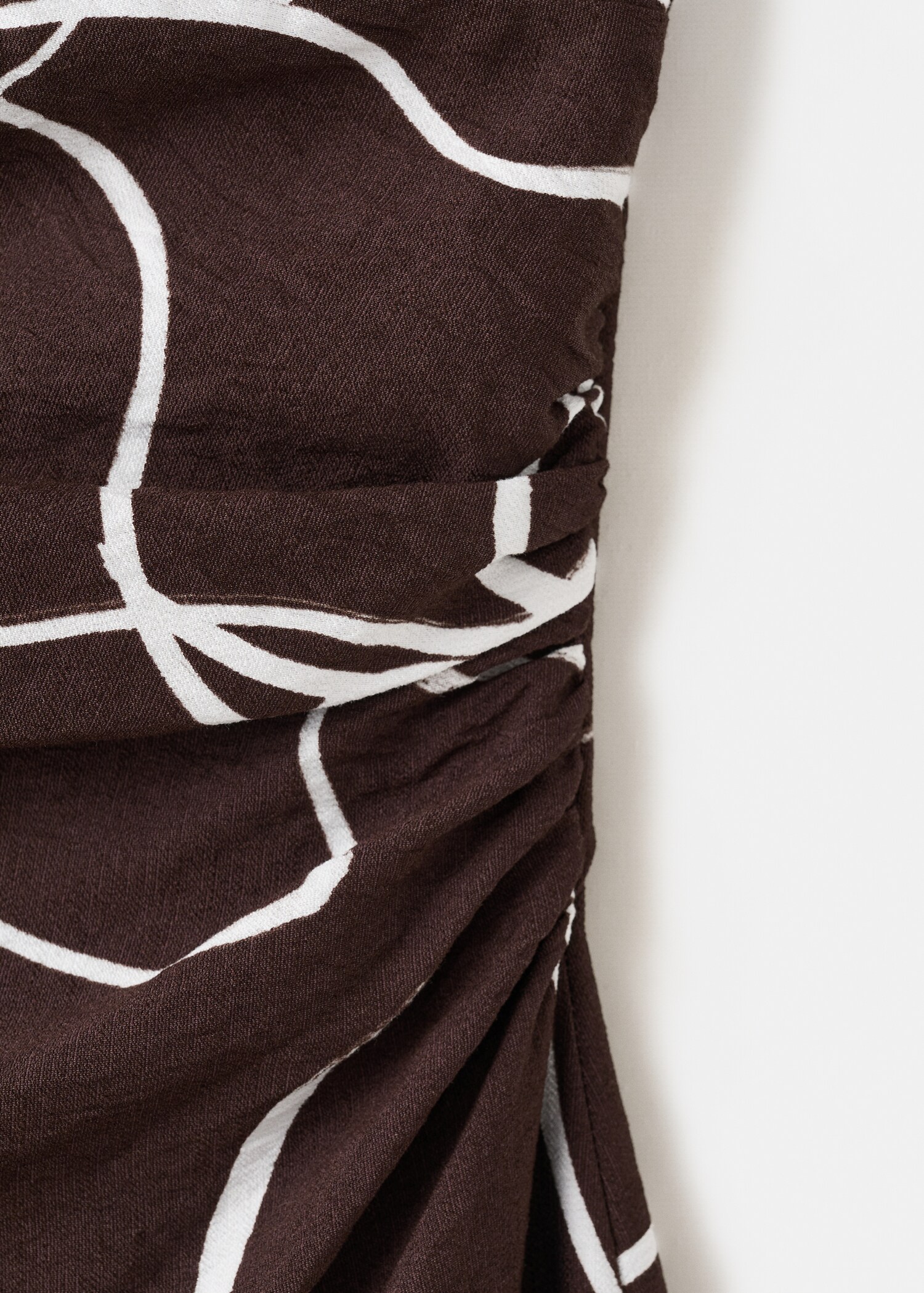 Printed ruched dress - Details of the article 8