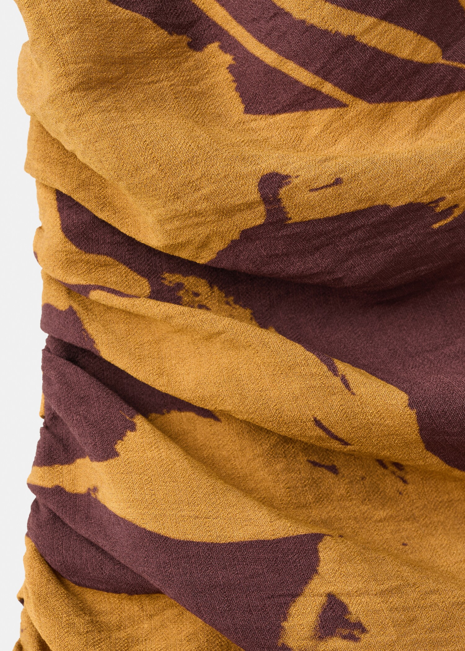 Printed asymmetrical dress - Details of the article 0