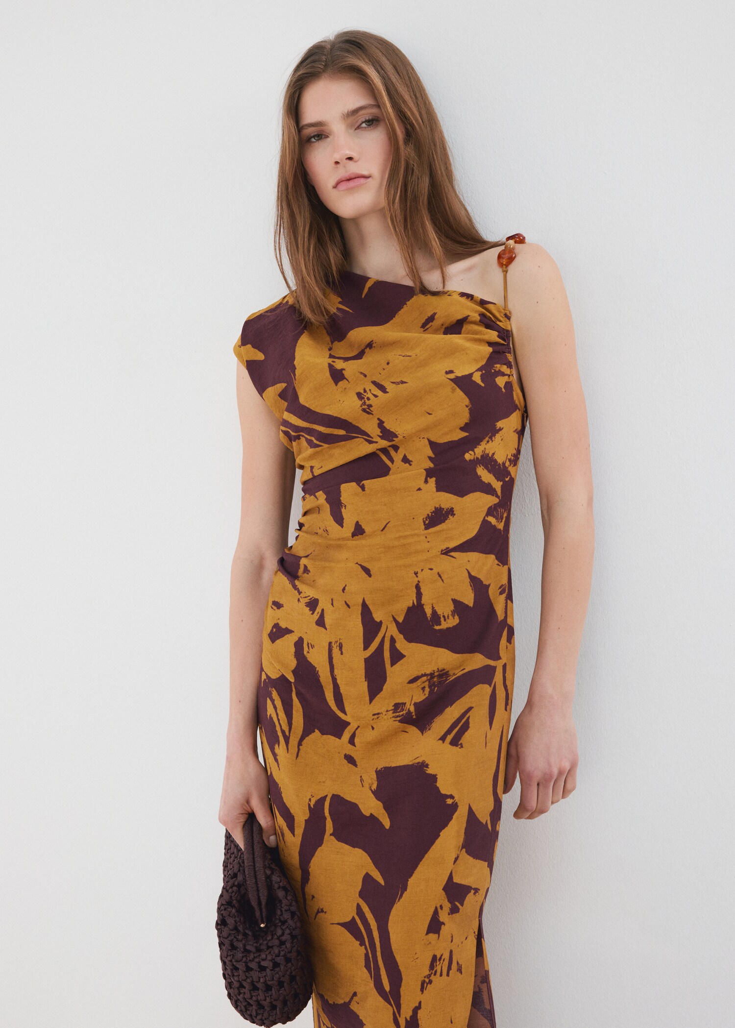 Printed asymmetrical dress - Details of the article 6