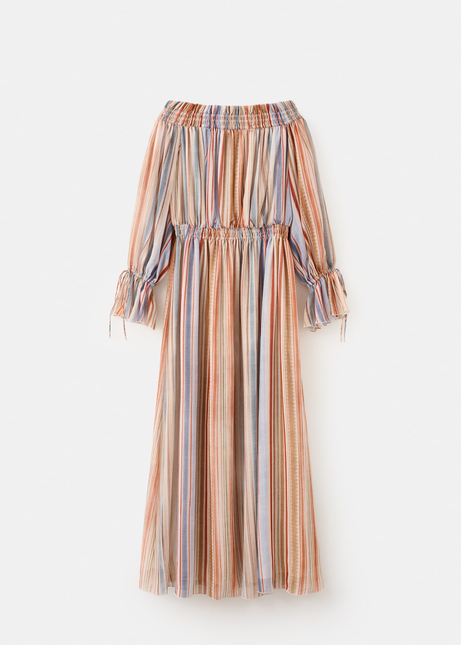 Robe à rayures sans bretelles - Article sans modèle