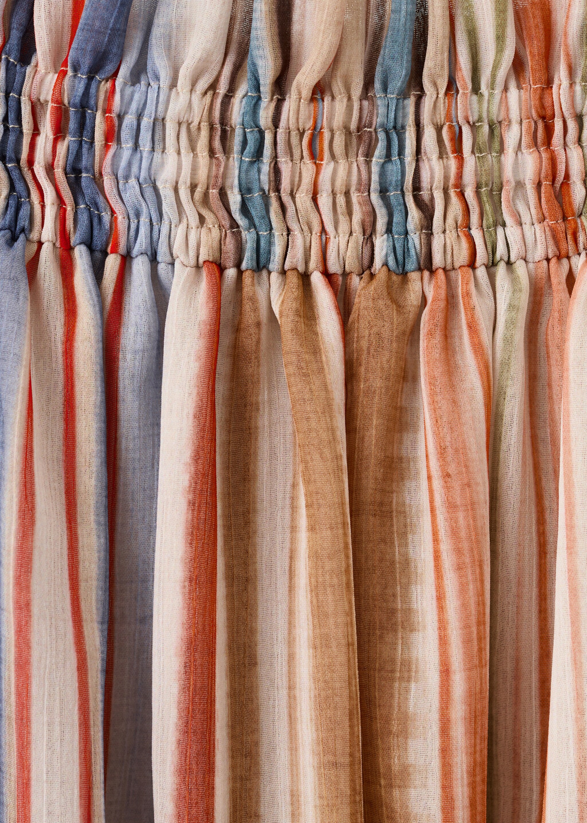 Robe à rayures sans bretelles - Détail de l'article 0, Écru. Ref: 27027947-00.