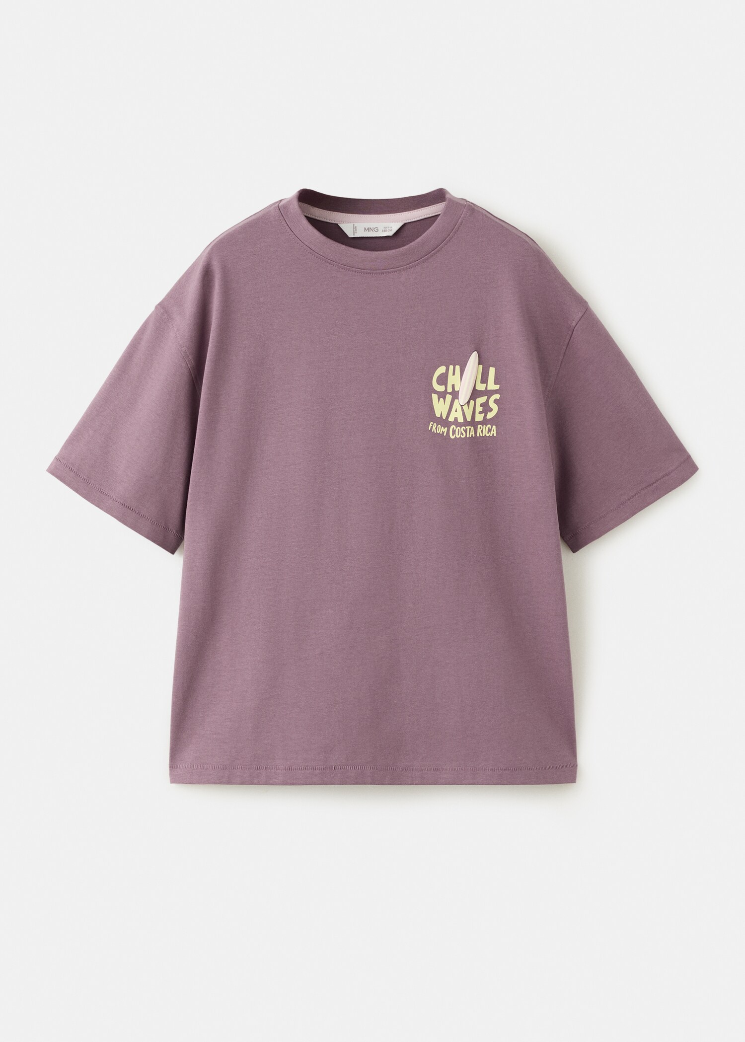 Printed cotton-blend t-shirt - Article without model